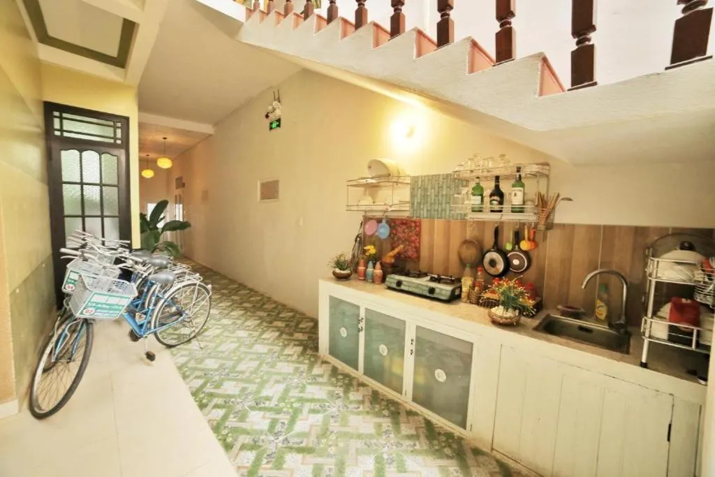 Kitchen or kitchenette in An Bang beach White Sand Sea Villa