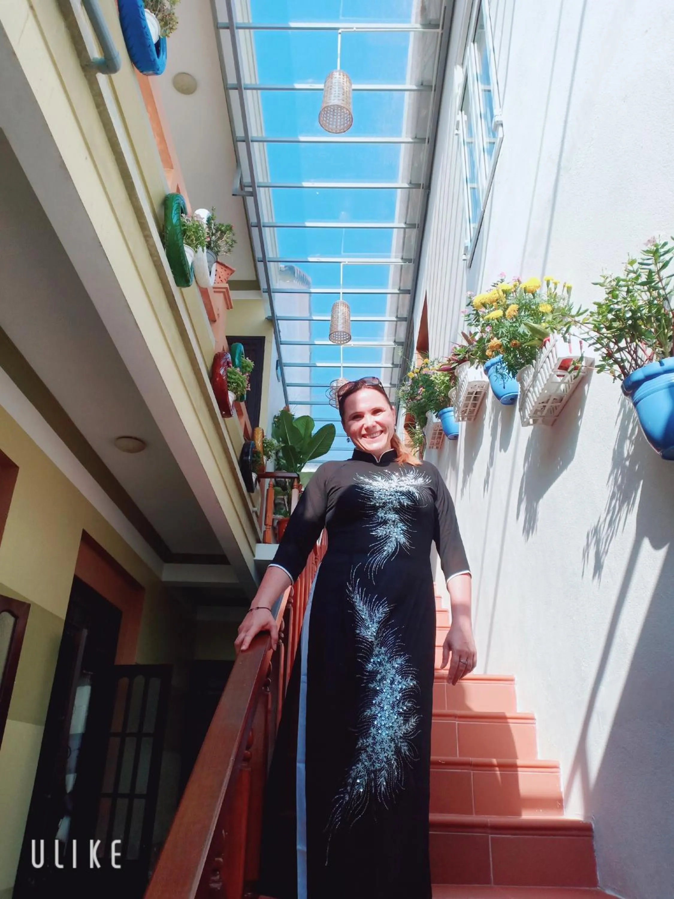 Garden view in An Bang beach White Sand Sea Villa