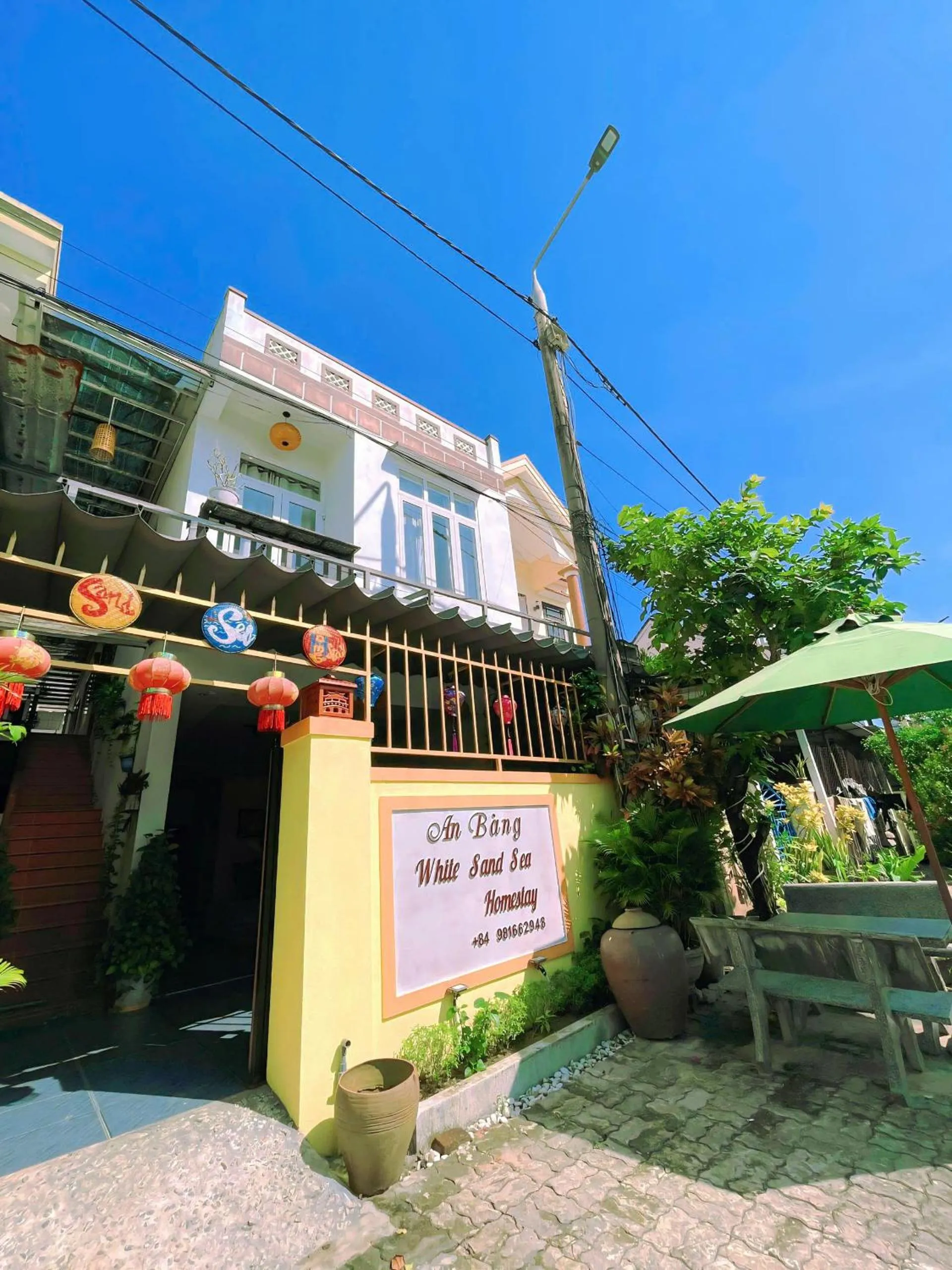 Property building in An Bang beach White Sand Sea Villa