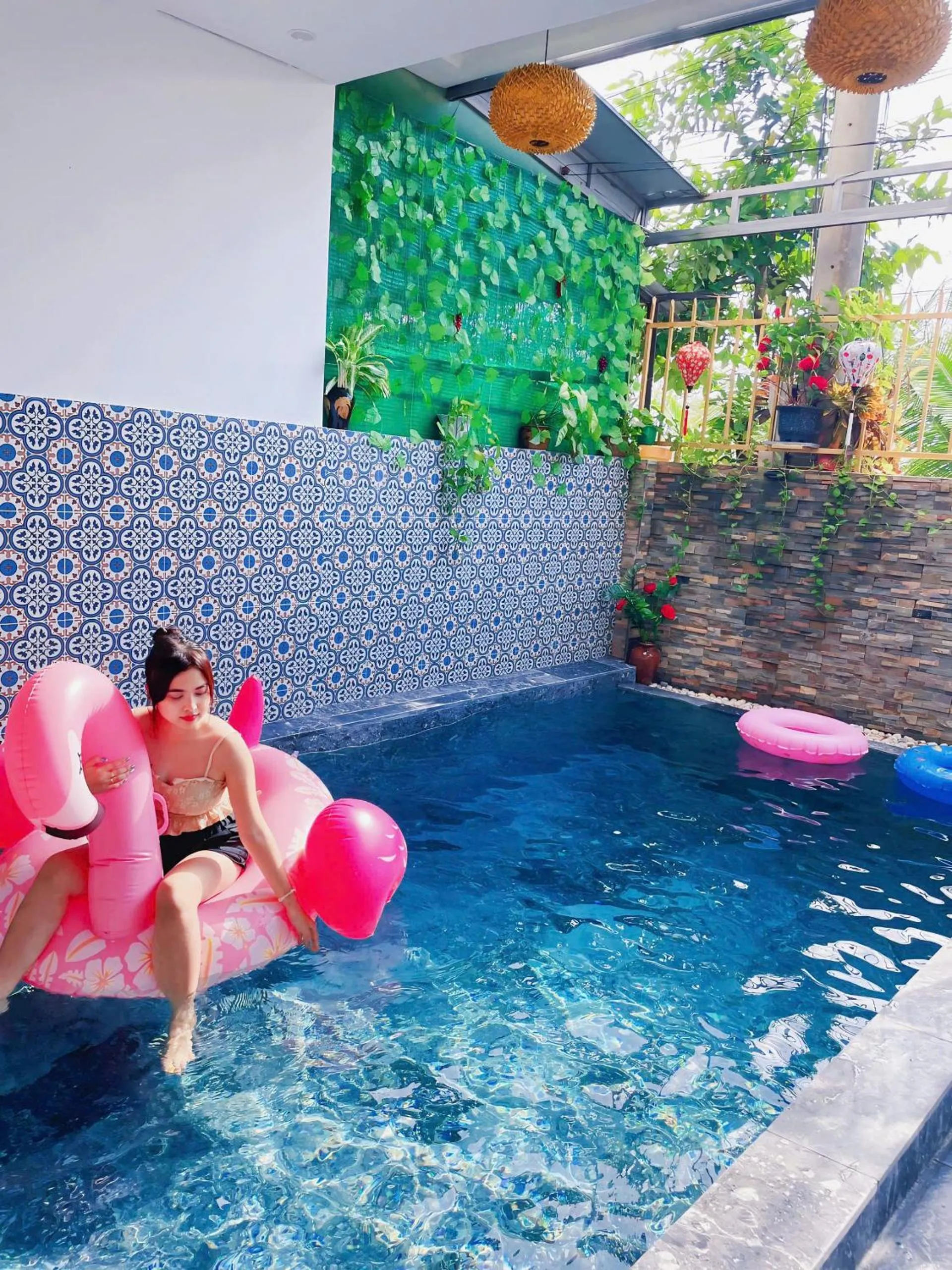 Pool view in An Bang beach White Sand Sea Villa