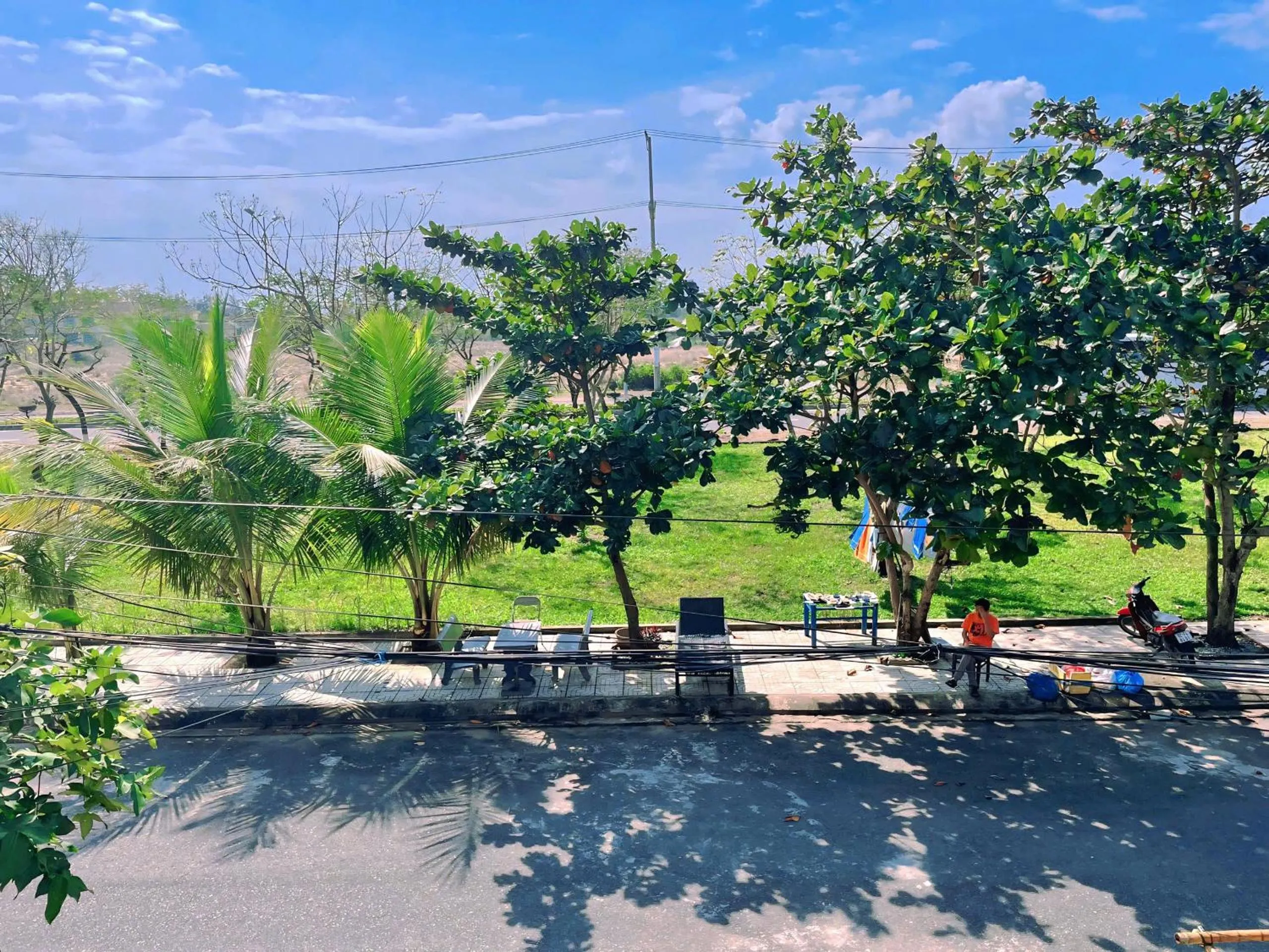 Natural landscape in An Bang beach White Sand Sea Villa