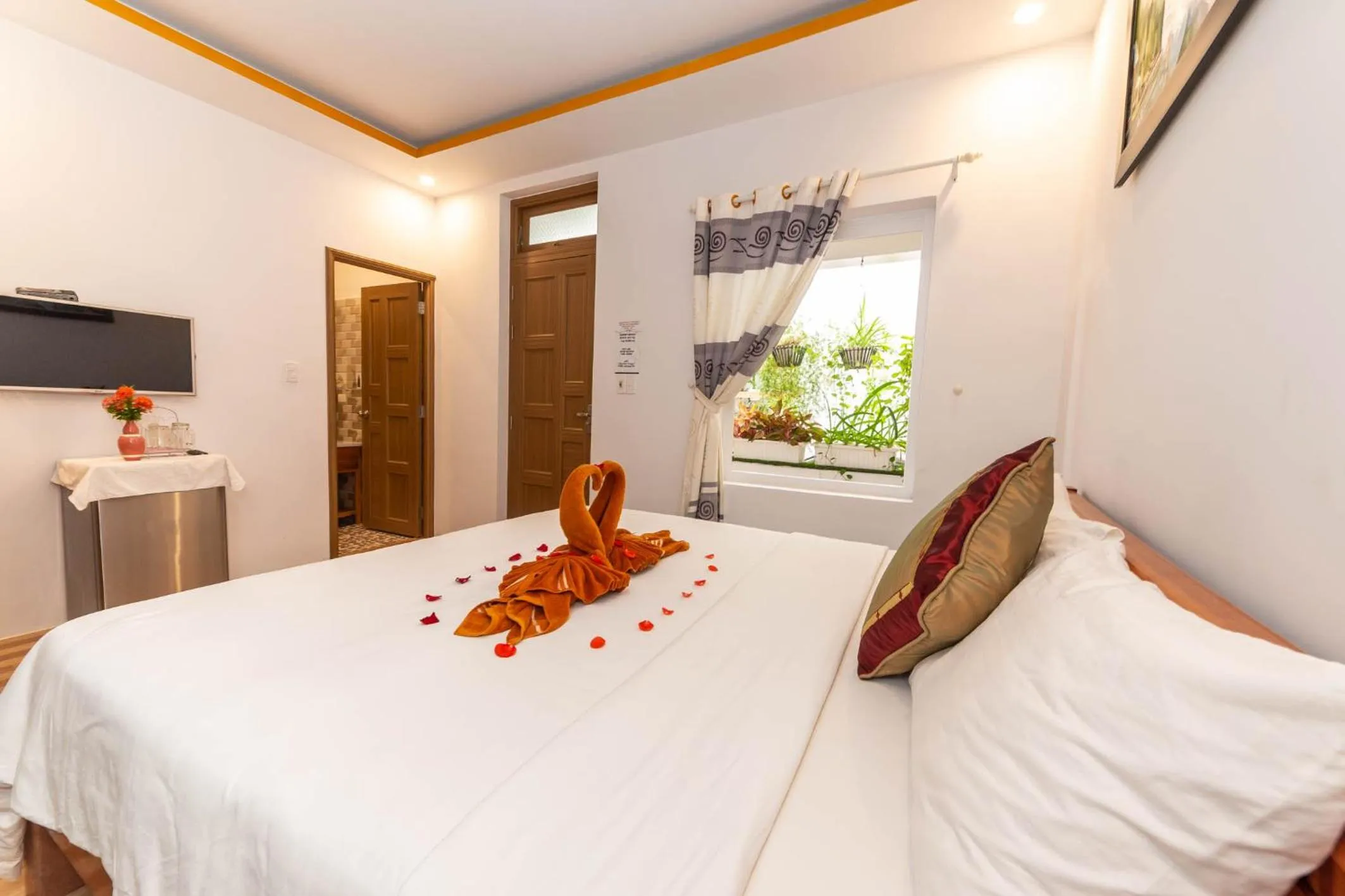 Bed in An Bang beach White Sand Sea Villa