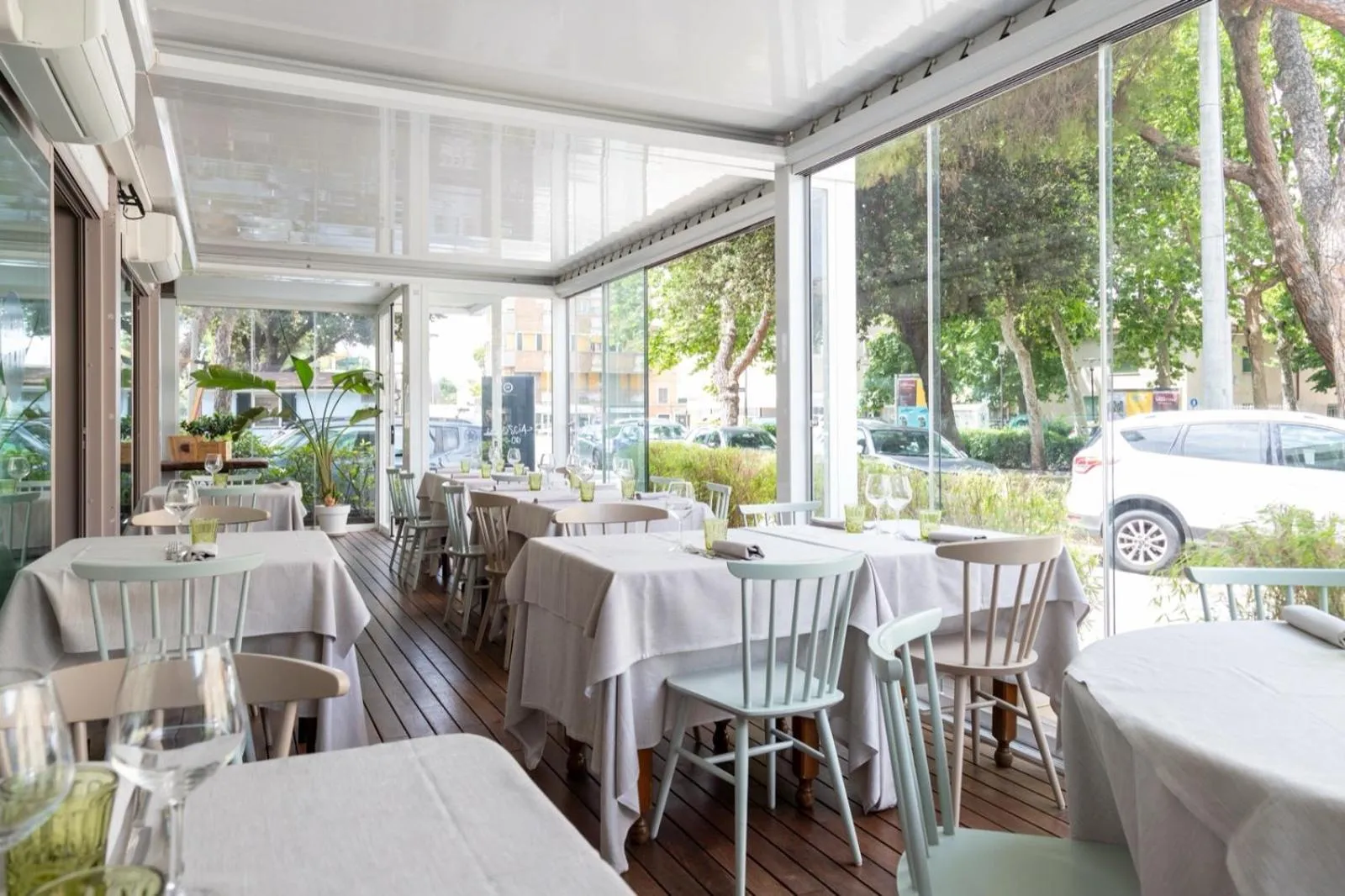 Restaurant/places to eat in Hotel De La Ville depandance di Hotel Augustus