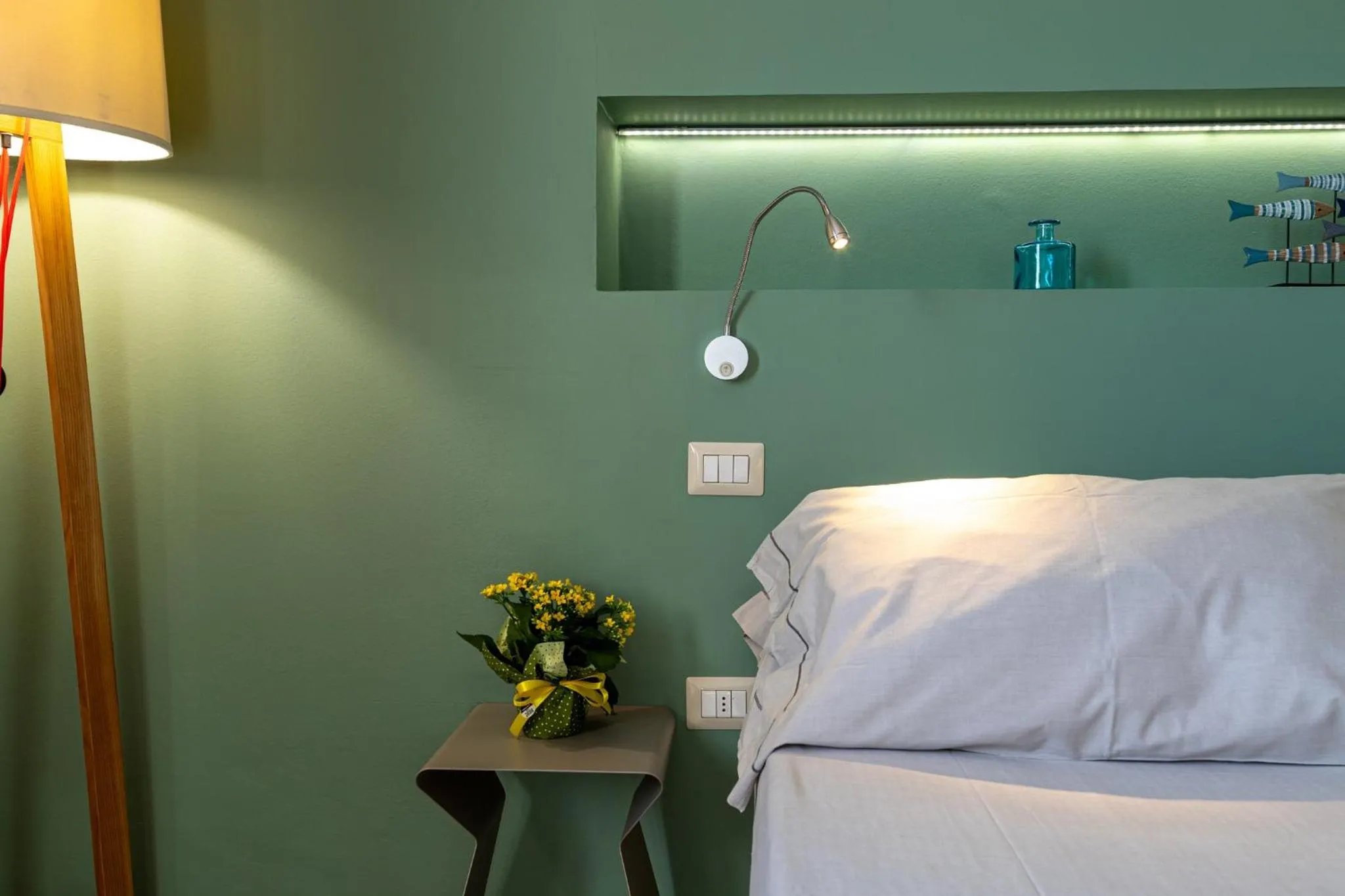 Floor plan, Bed in Hotel De La Ville depandance di Hotel Augustus