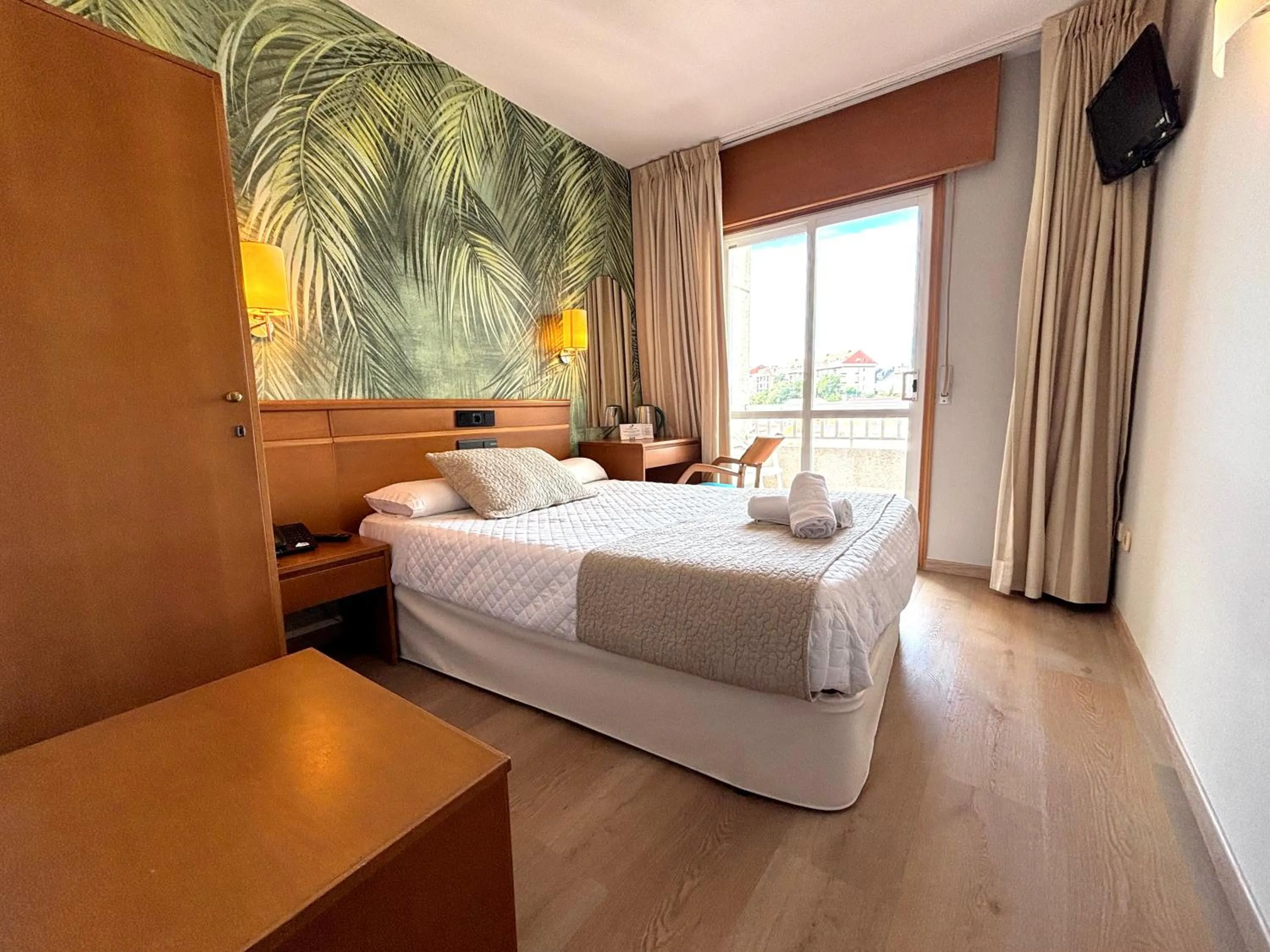 Bed in Hotel Atalaya I