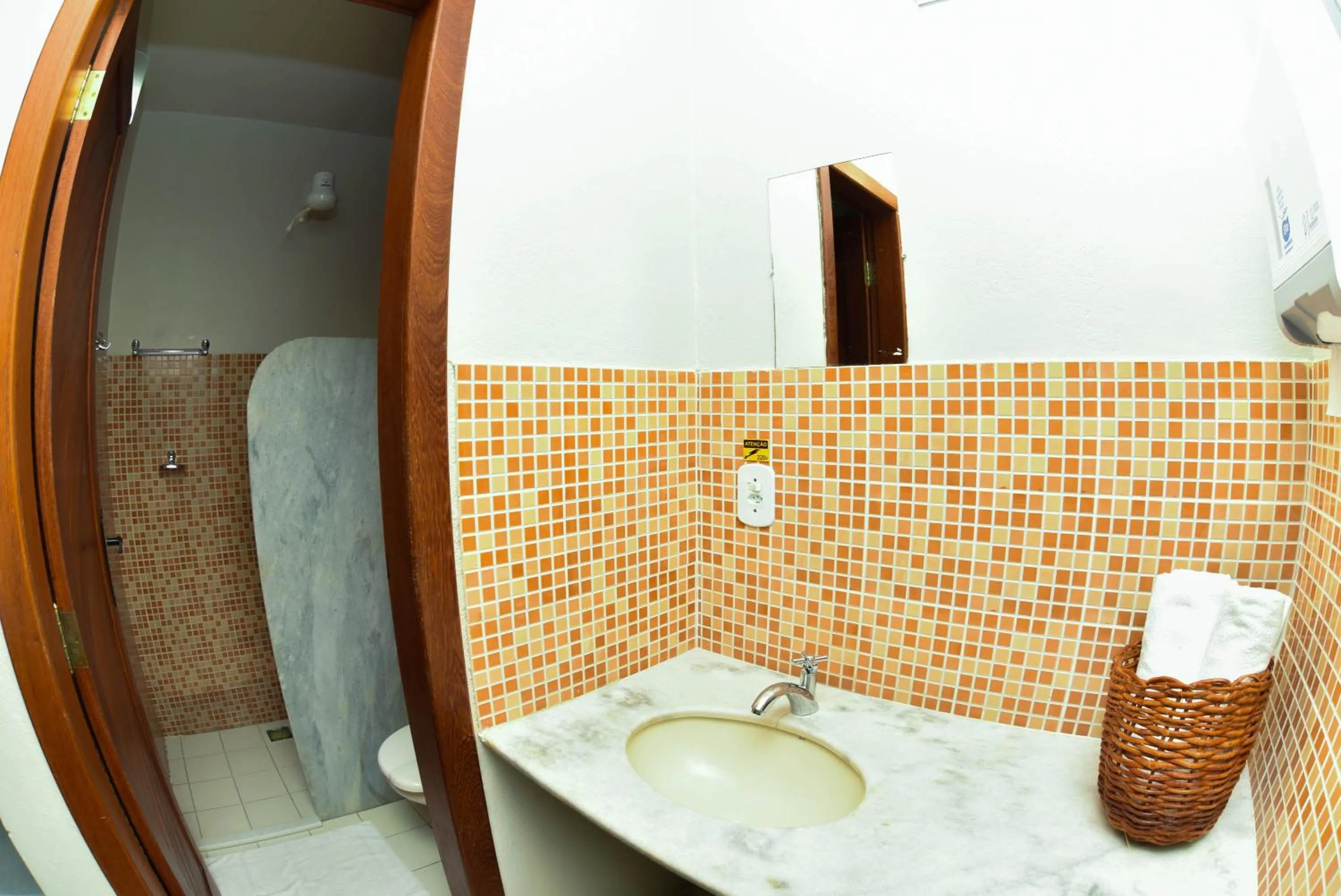 Bathroom in Pousada A Flor da Terra