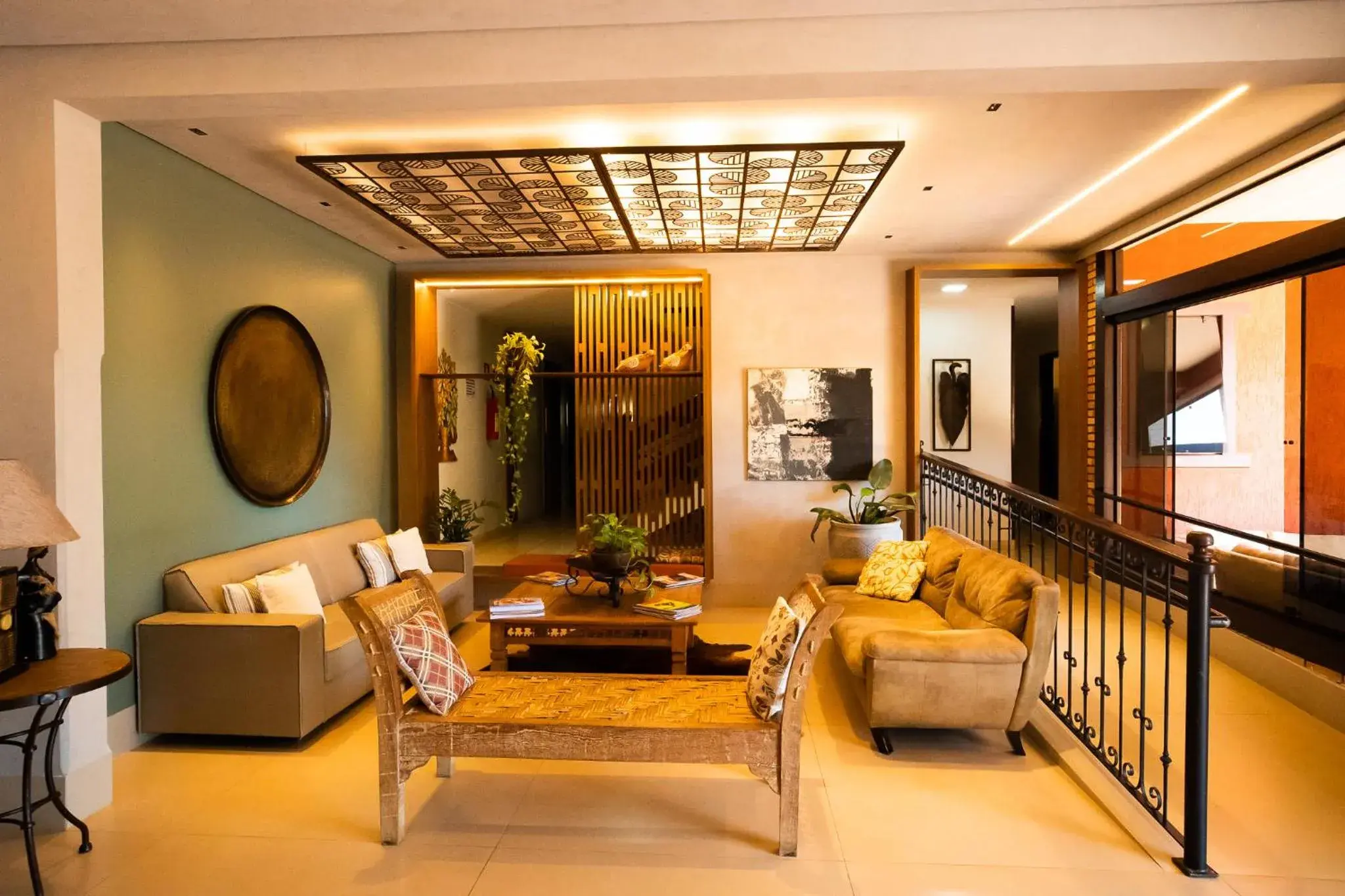 Living room in Hotel das Palmeiras Living room in Hotel das Palmeiras