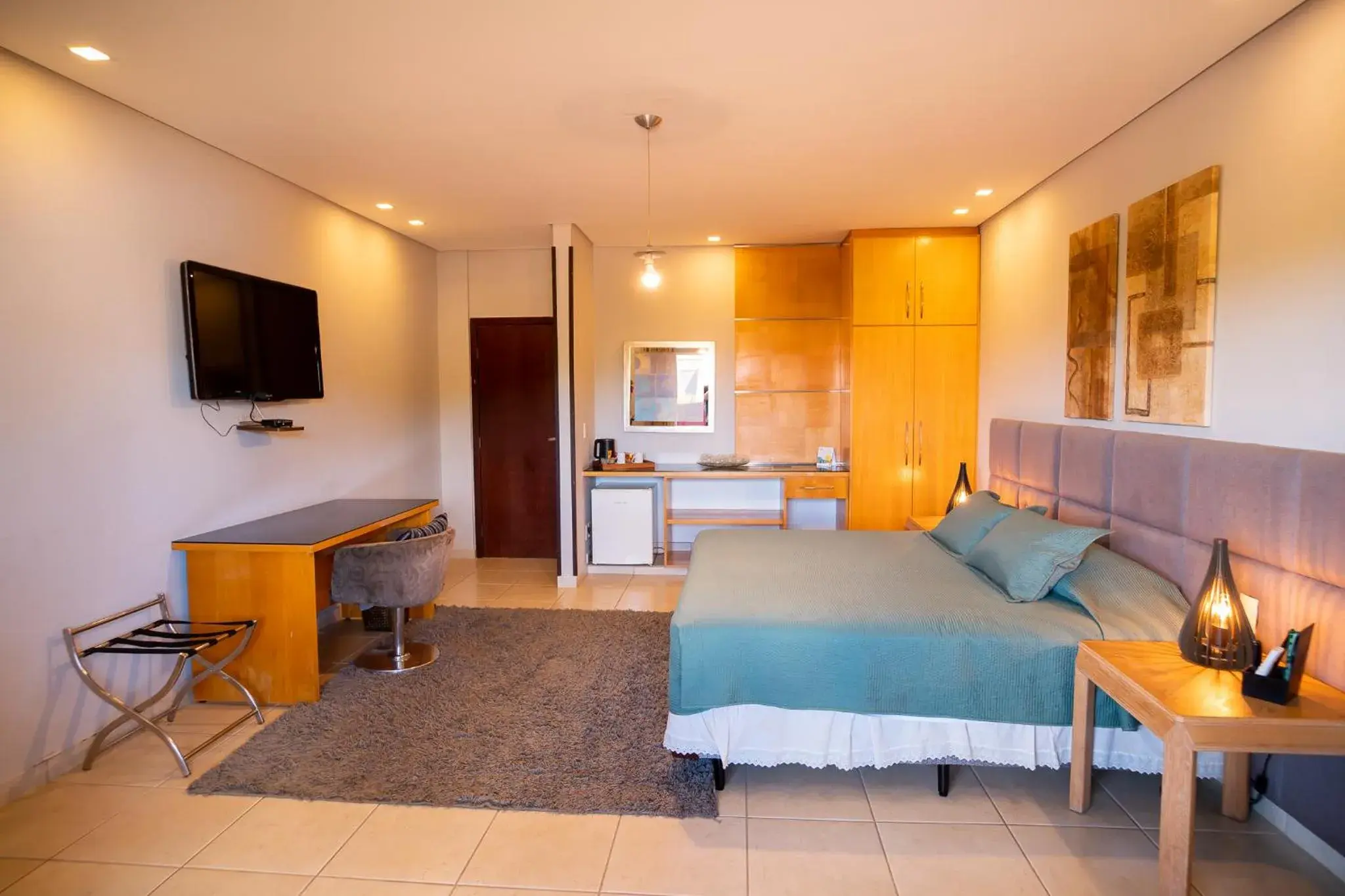 Bed in Hotel das Palmeiras Bed in Hotel das Palmeiras