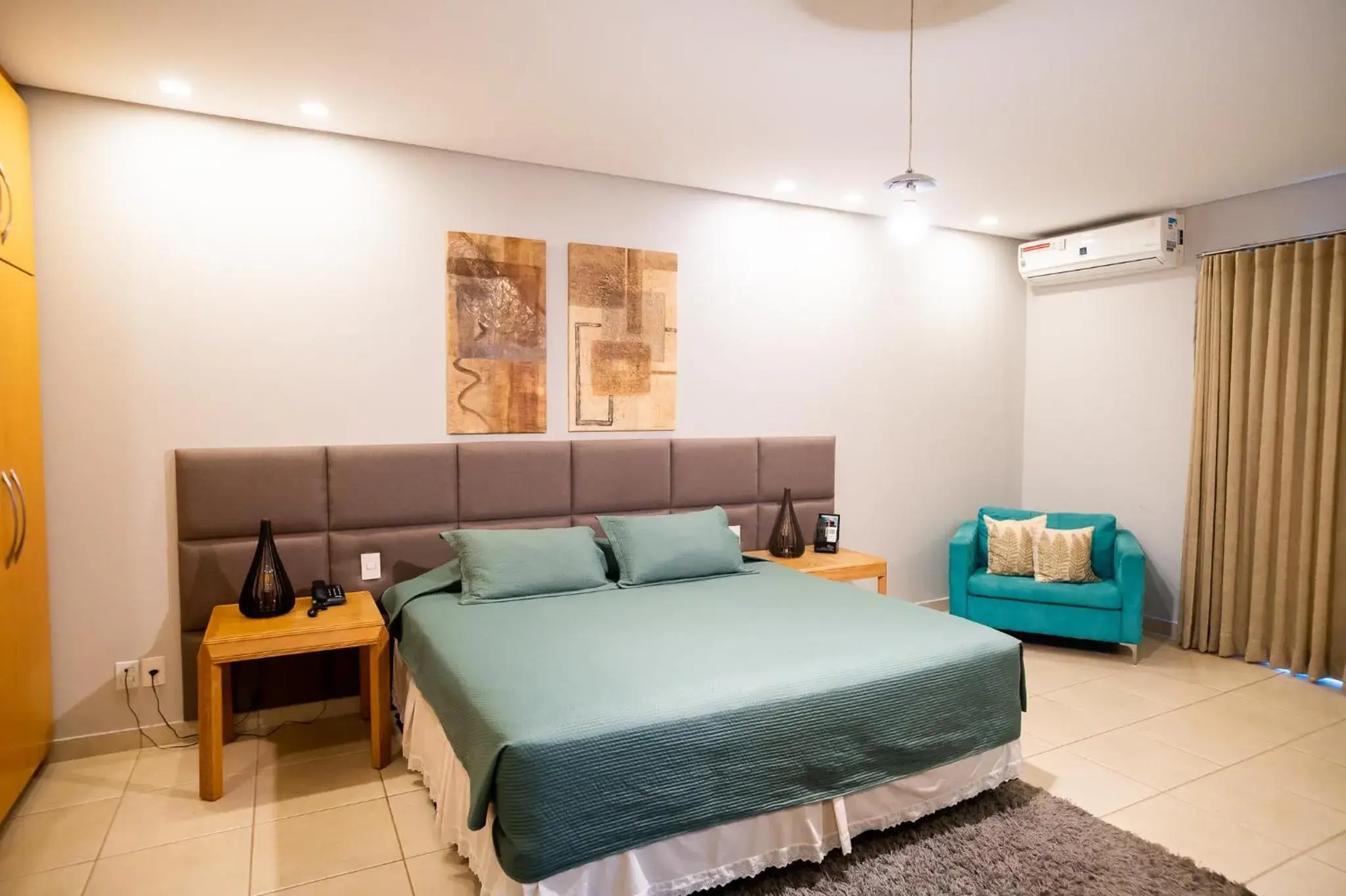 Bed in Hotel das Palmeiras Bed in Hotel das Palmeiras