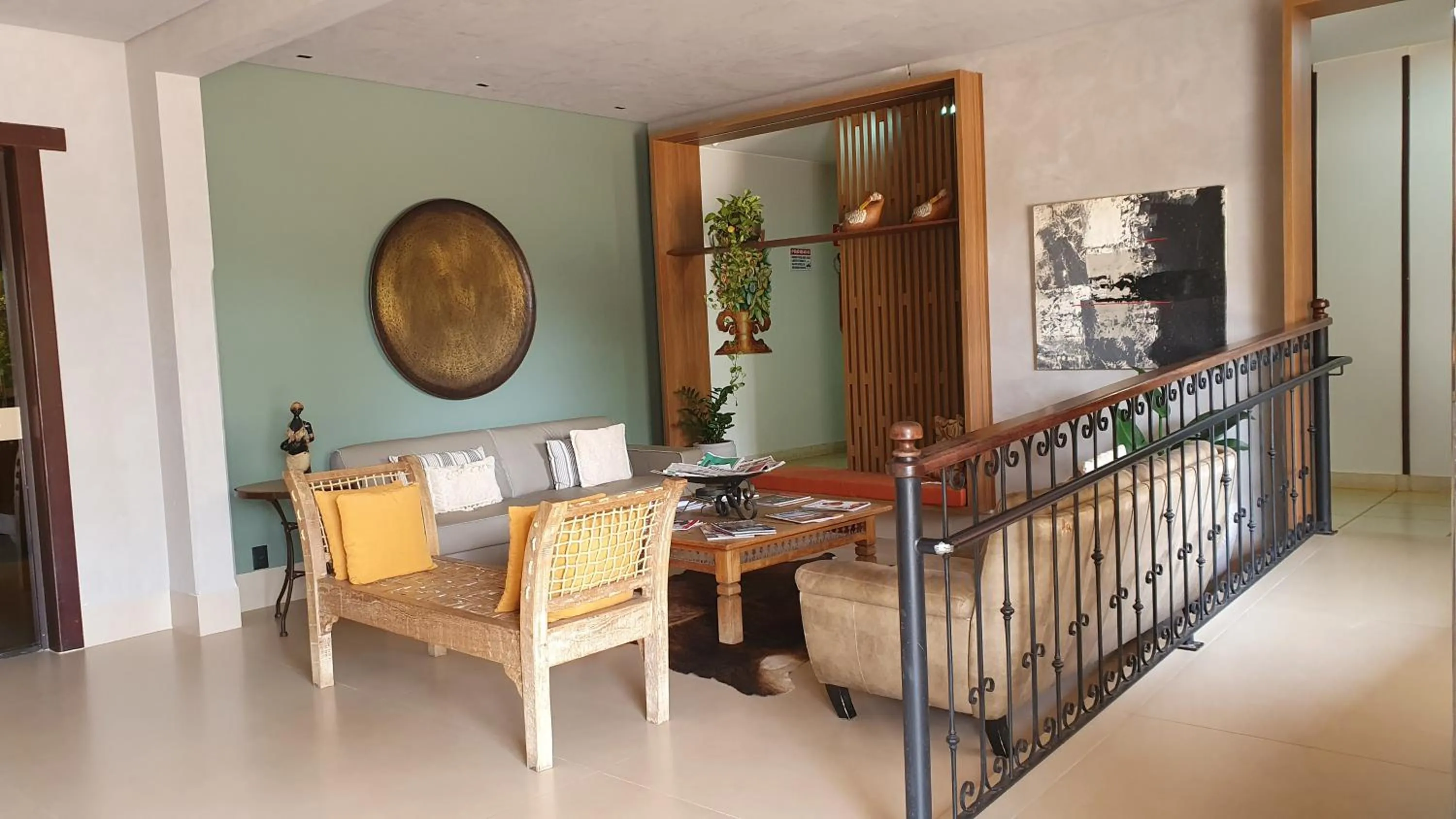 Living room in Hotel das Palmeiras
