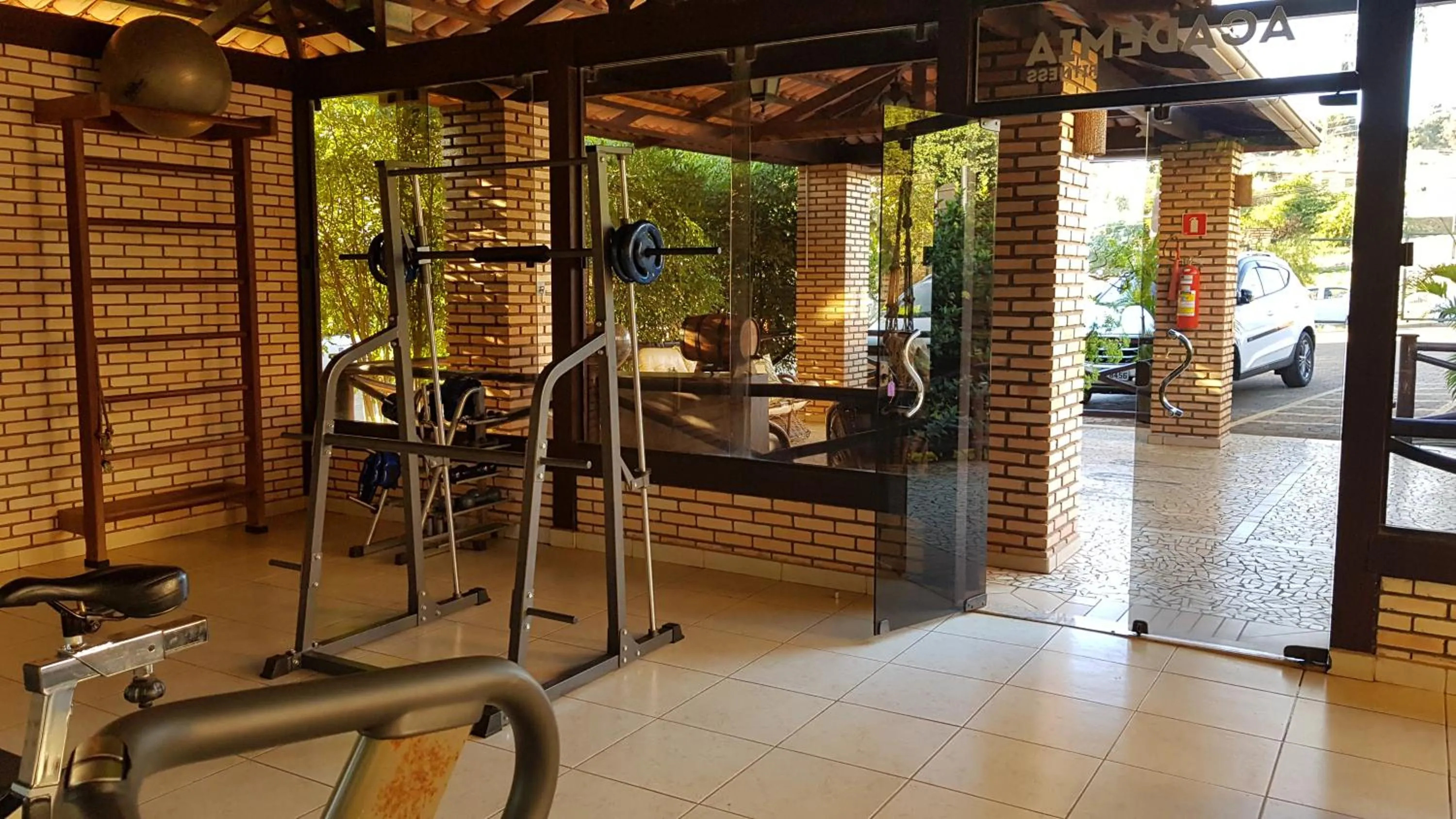 Fitness centre/facilities in Hotel das Palmeiras