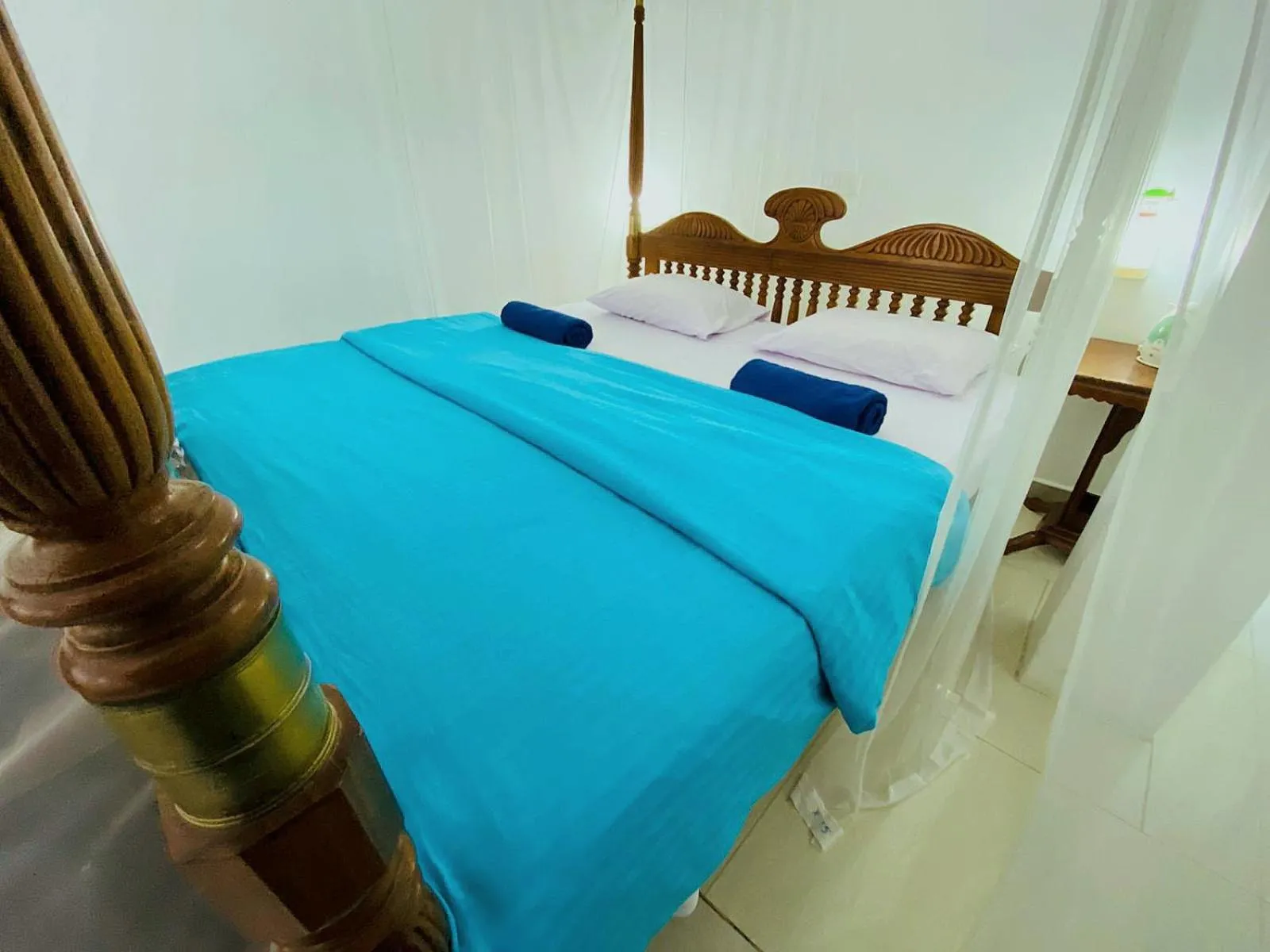 Bed in Jagabay Resort & Surfing School