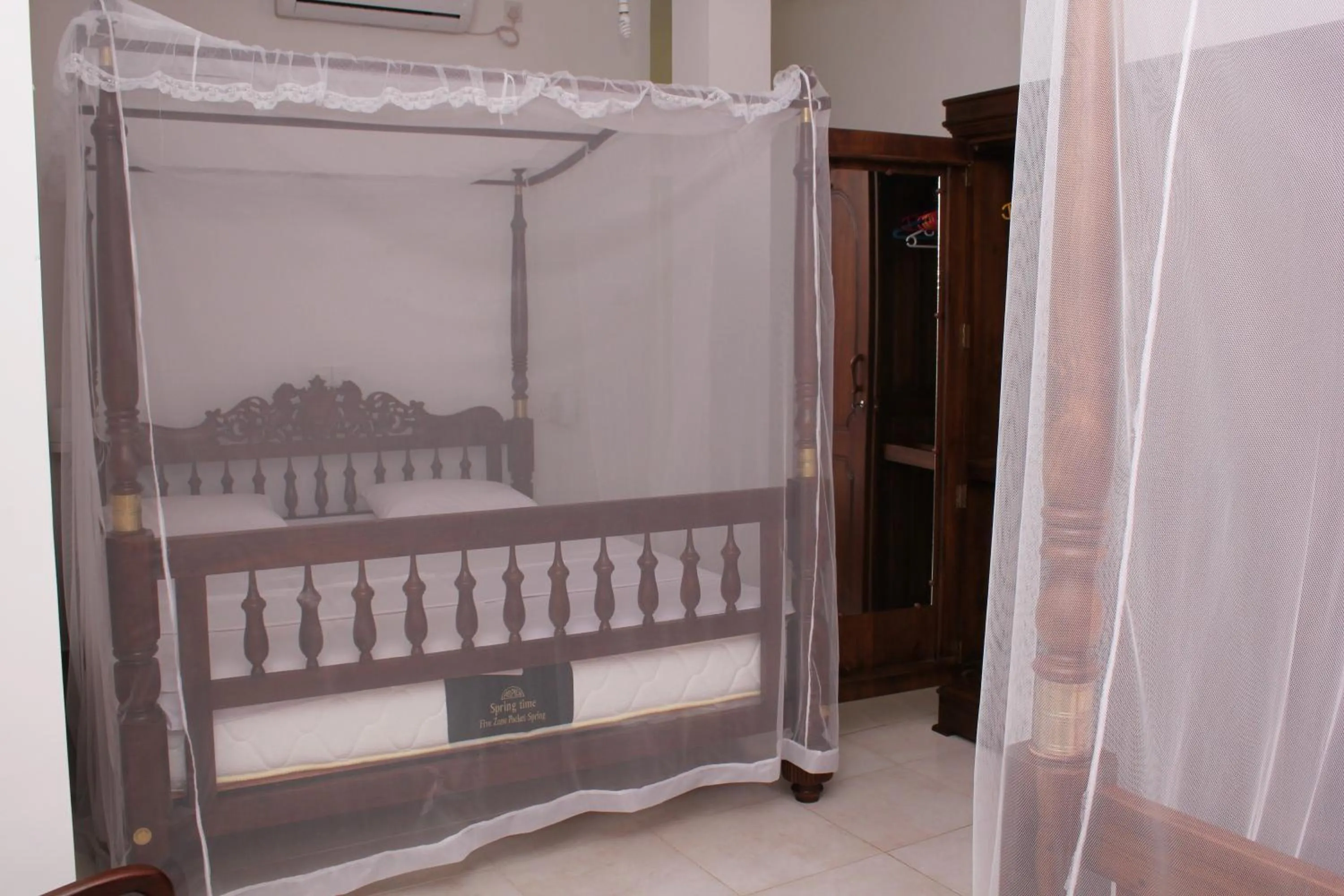 Bed in Jagabay Resort & Surfing School