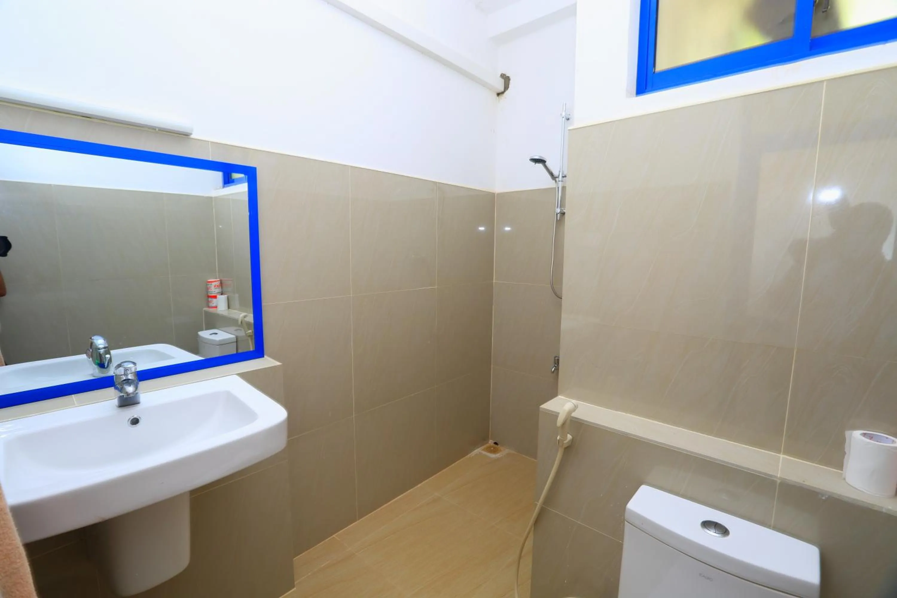 Bathroom in Jagabay Resort & Surfing School