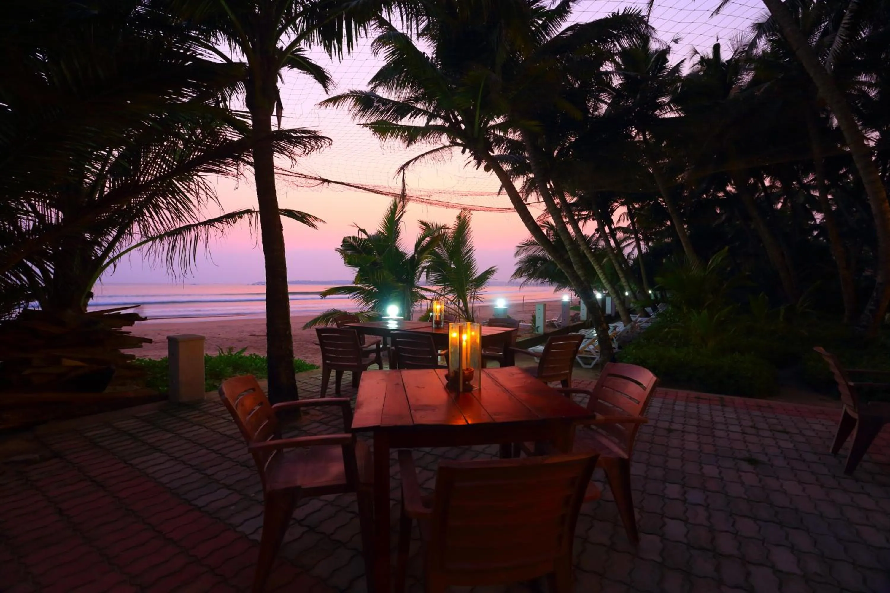 Patio in Jagabay Resort & Surfing School