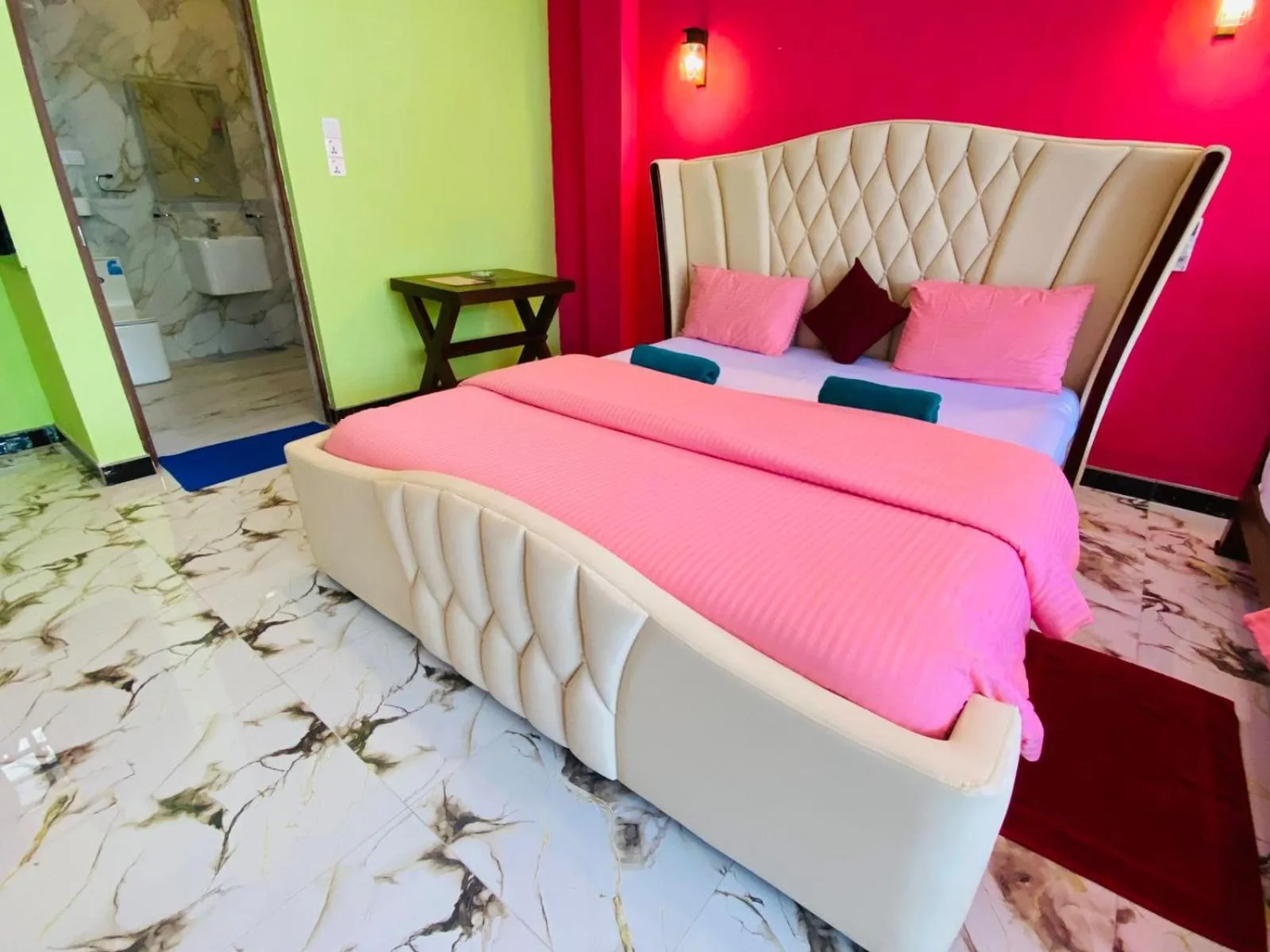 Bed in Jagabay Resort & Surfing School