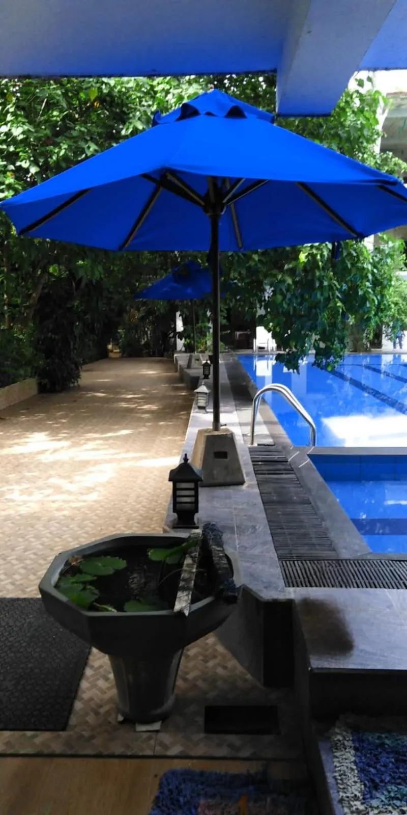 Pool view in Jagabay Resort & Surfing School