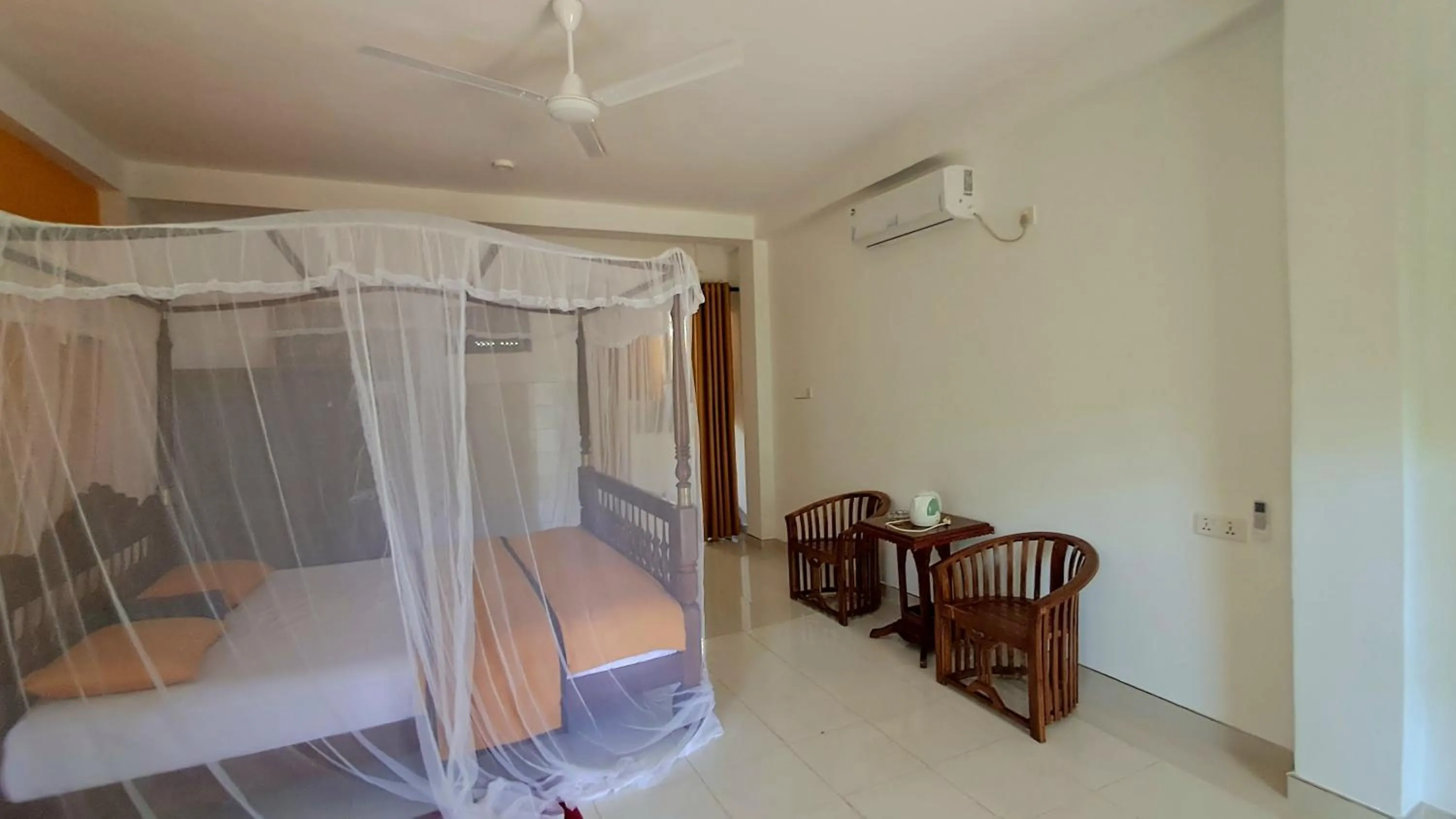 Bed in Jagabay Resort & Surfing School