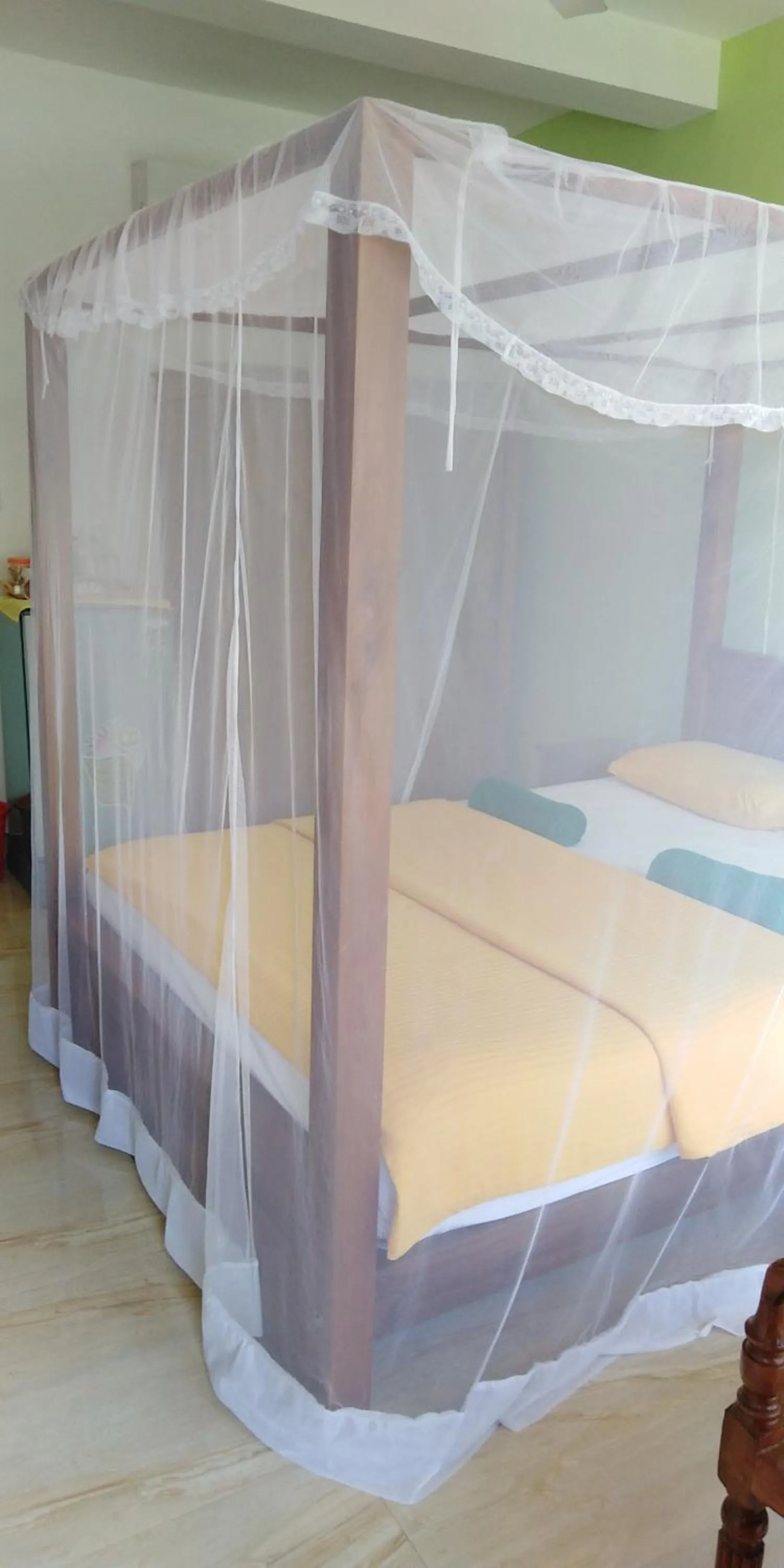 Bed in Jagabay Resort & Surfing School