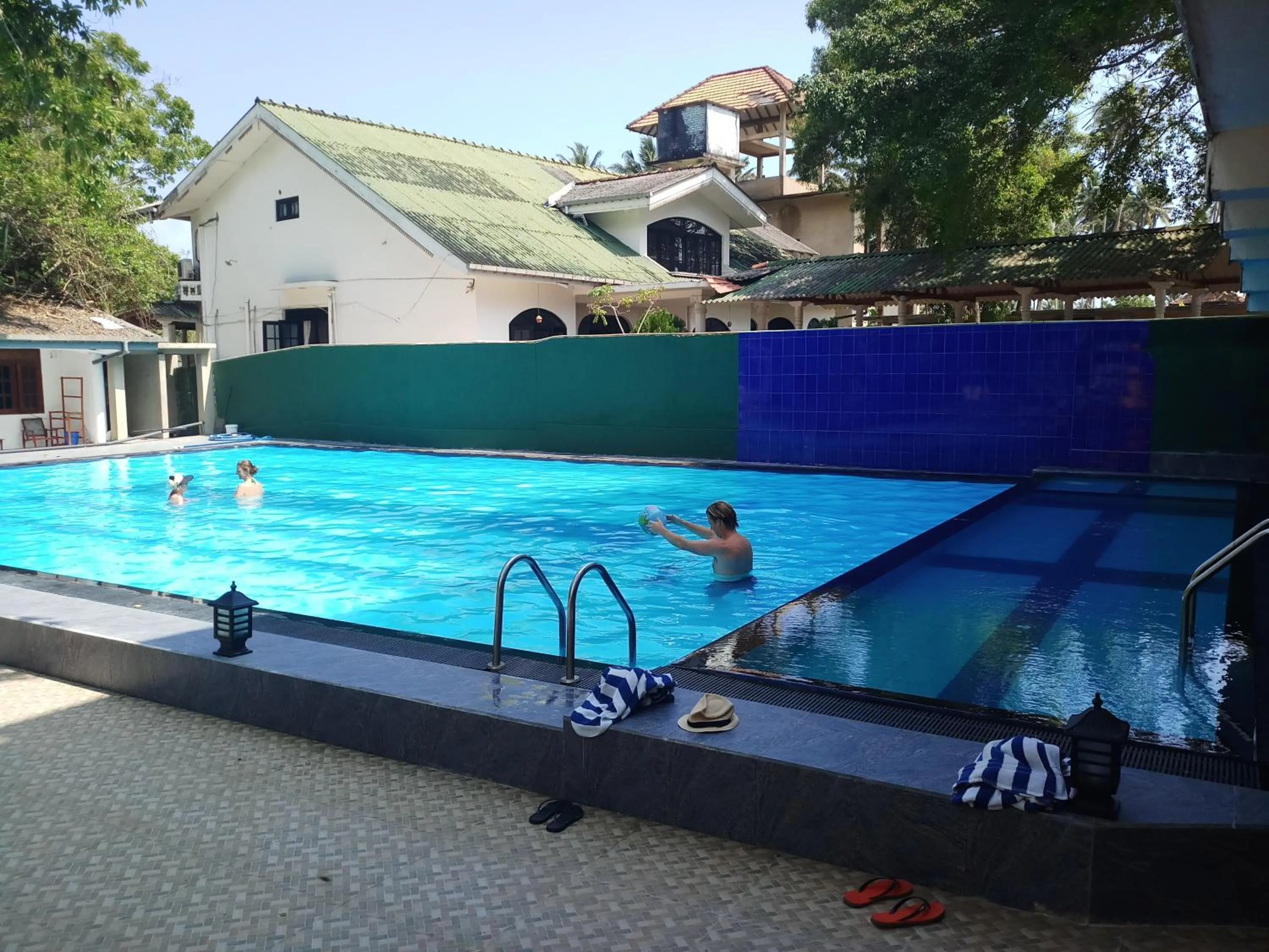 Pool view in Jagabay Resort & Surfing School
