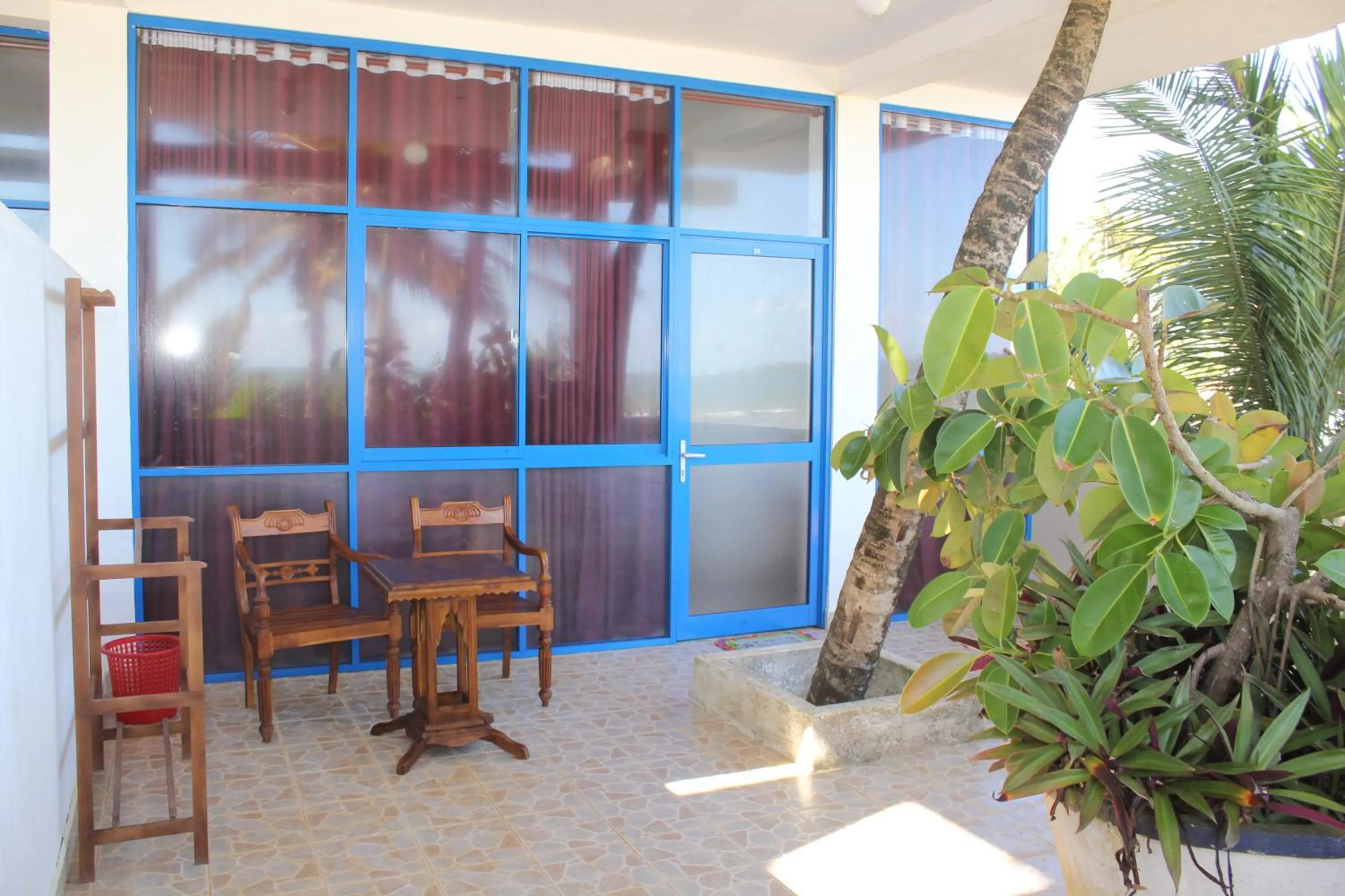 Patio in Jagabay Resort & Surfing School