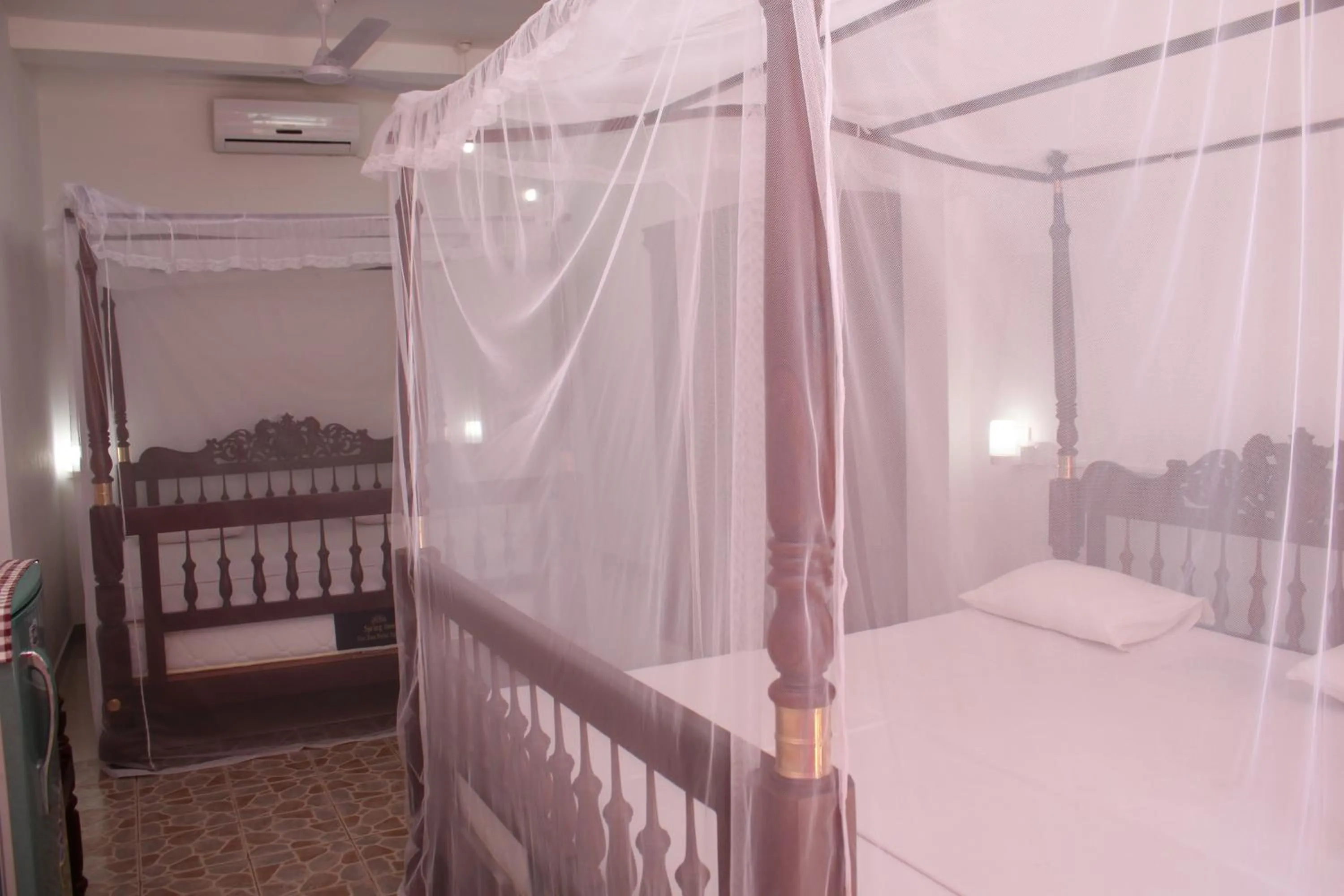 Bed in Jagabay Resort & Surfing School