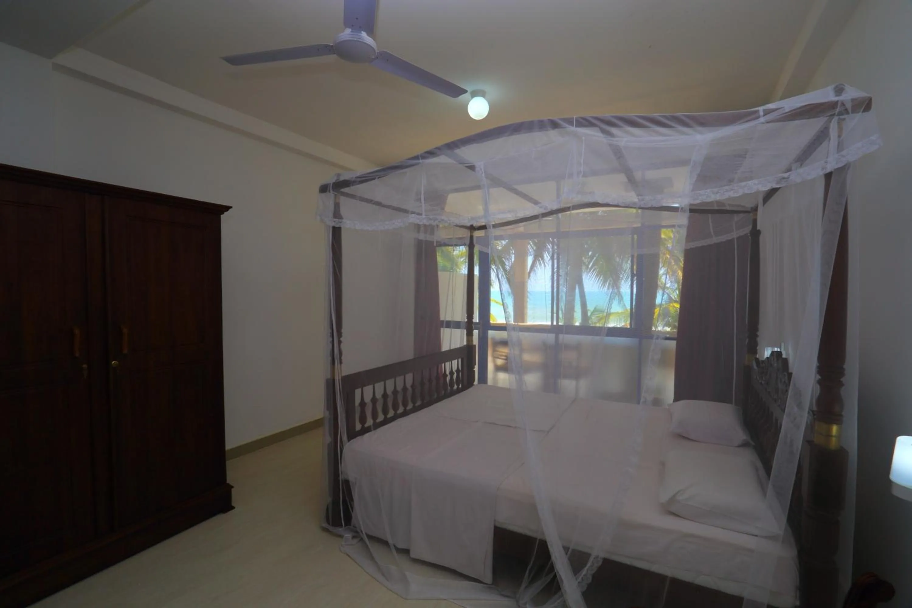 Bed in Jagabay Resort & Surfing School