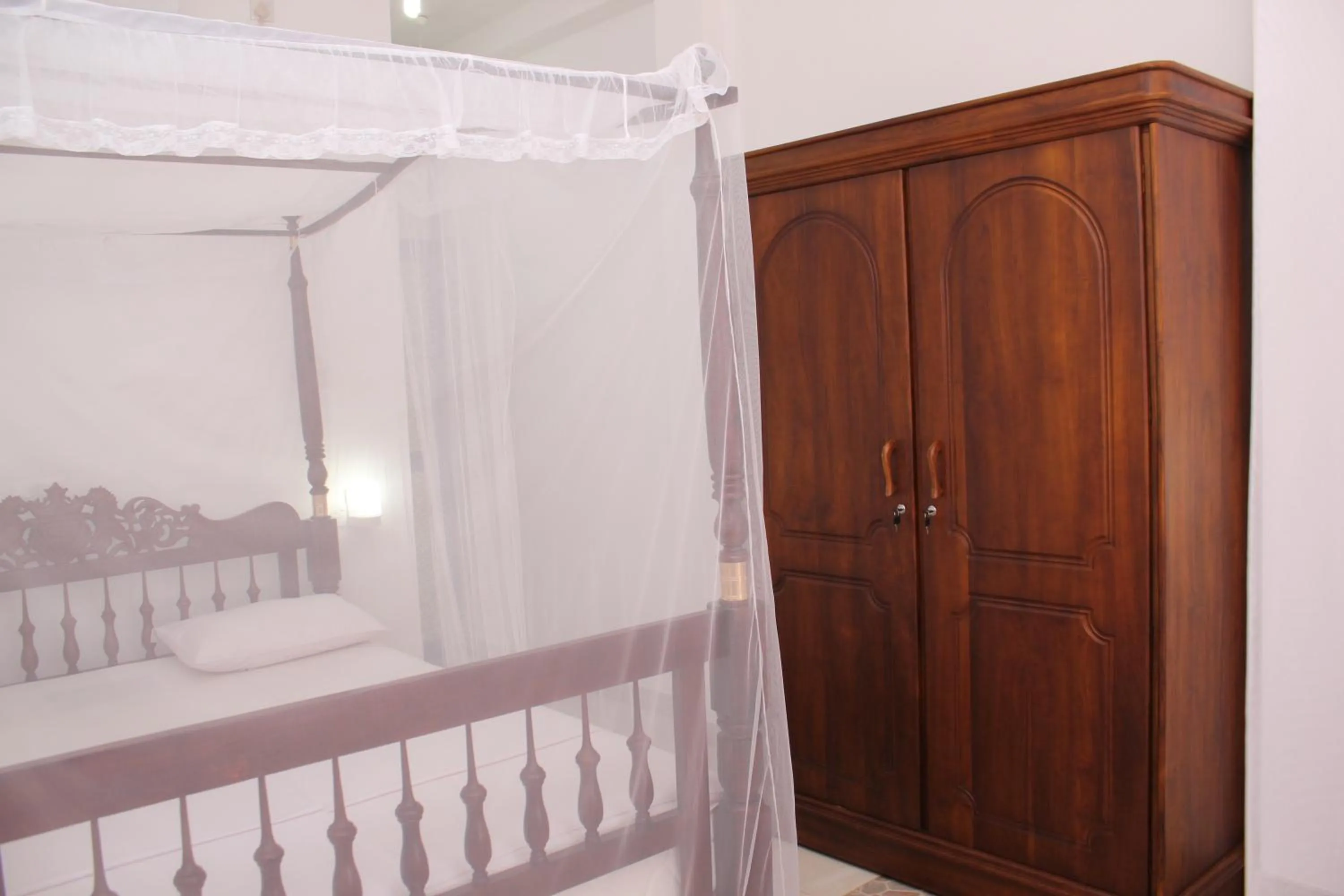 Bed in Jagabay Resort & Surfing School