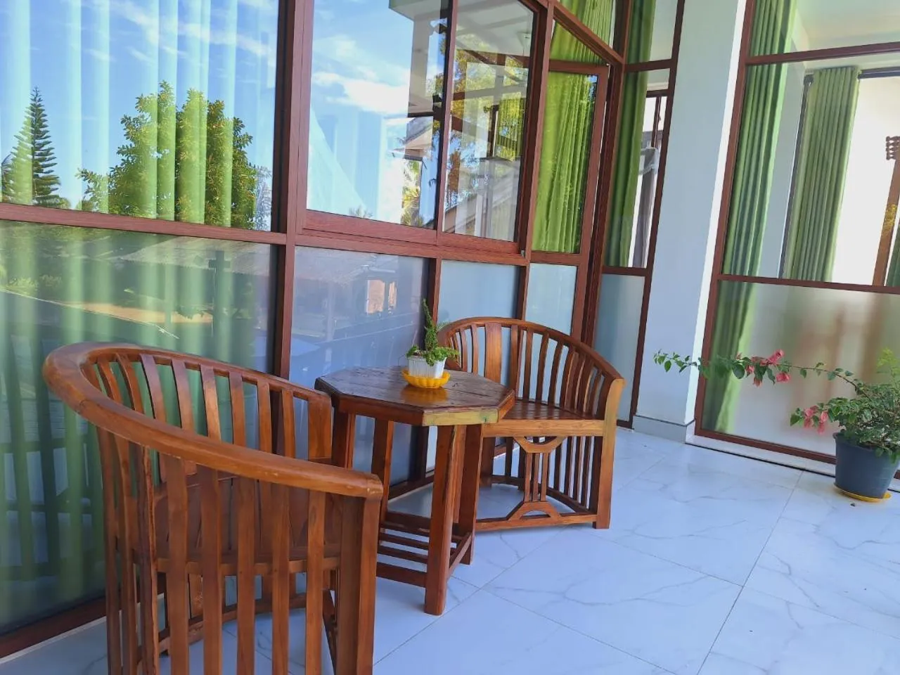 Balcony/Terrace in Jagabay Resort & Surfing School