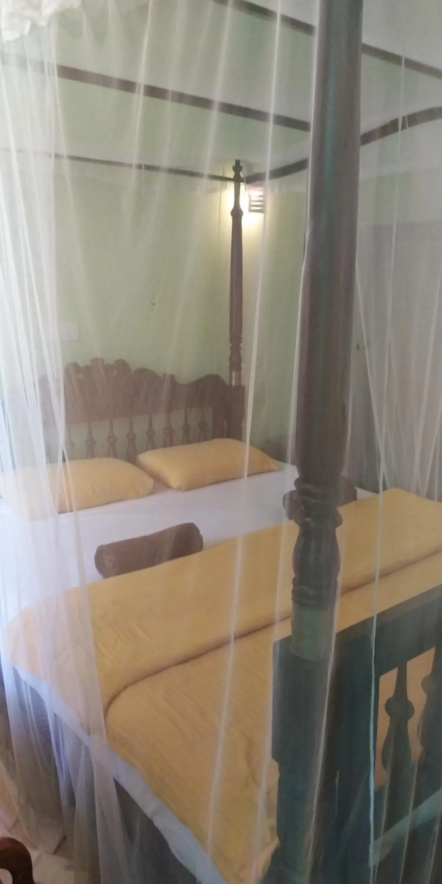 Bed in Jagabay Resort & Surfing School