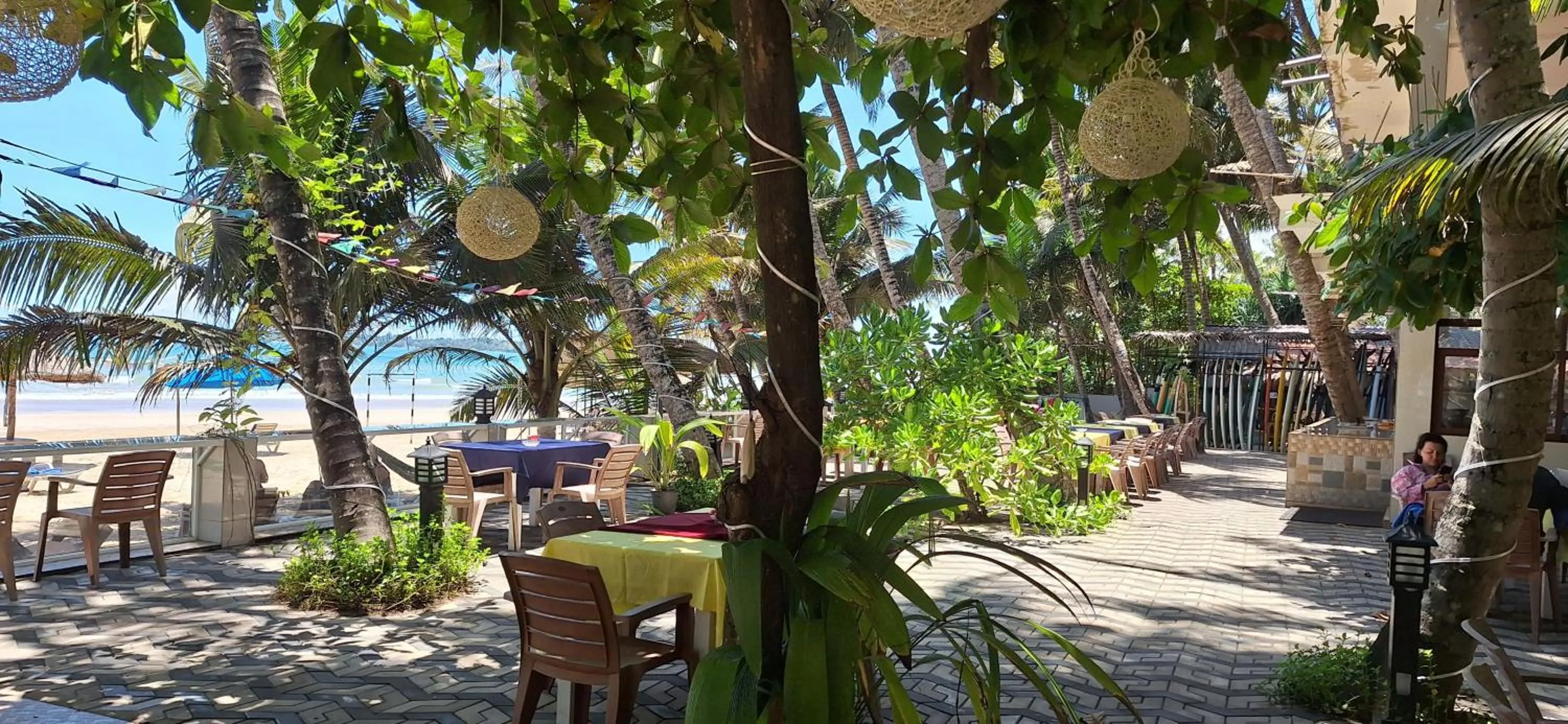 Restaurant/places to eat in Jagabay Resort & Surfing School