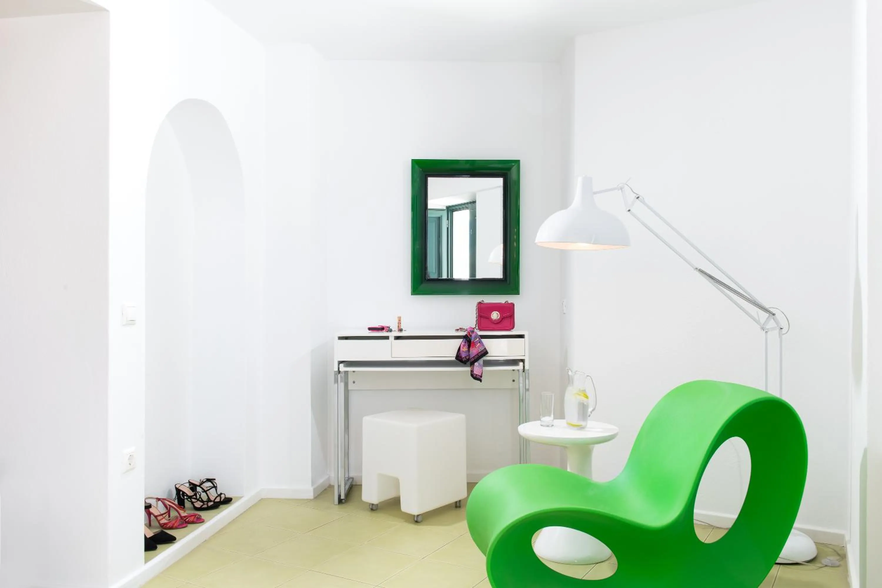 Seating area in Avant Garde Suites