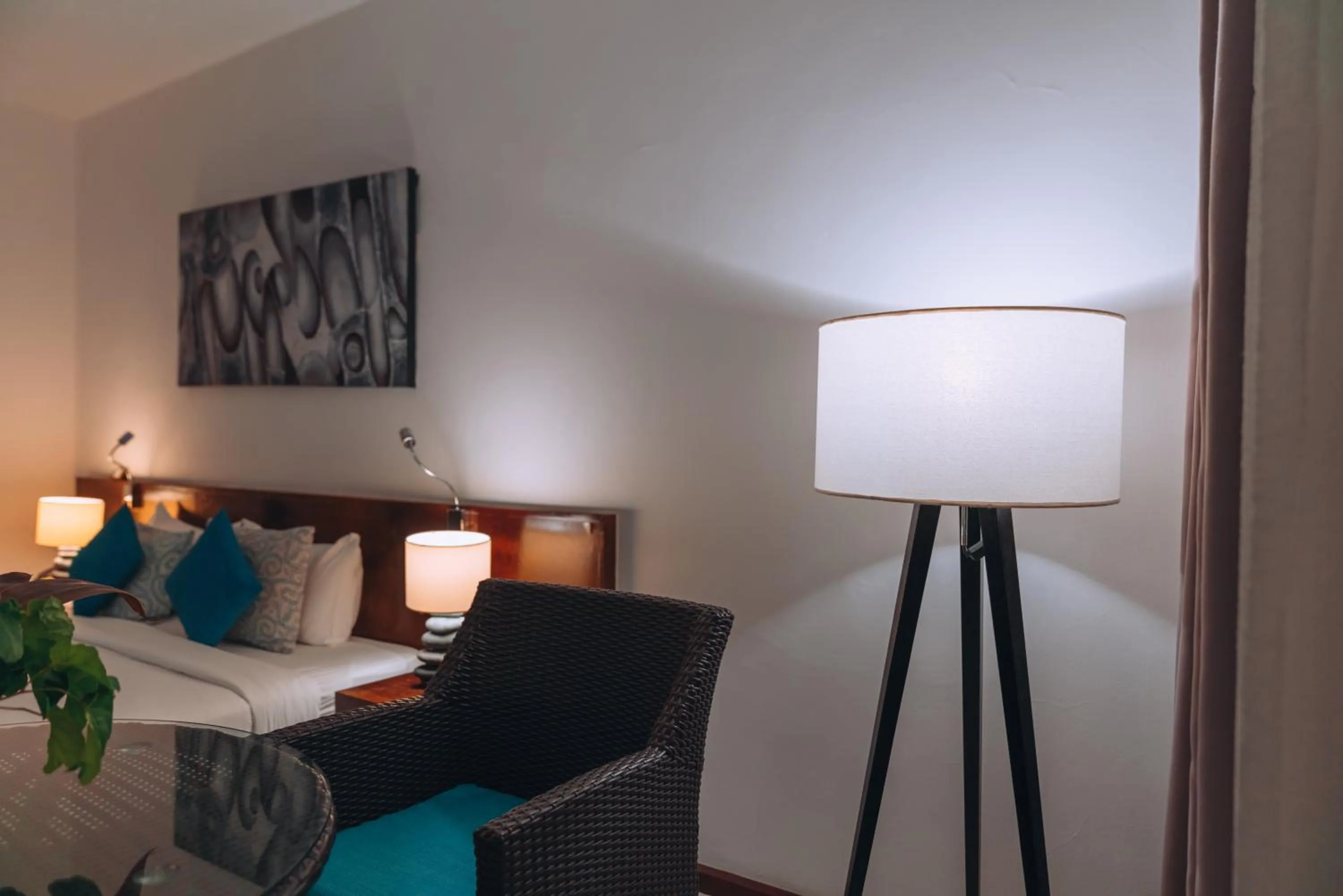 Bed in Casuarina Resort and Spa