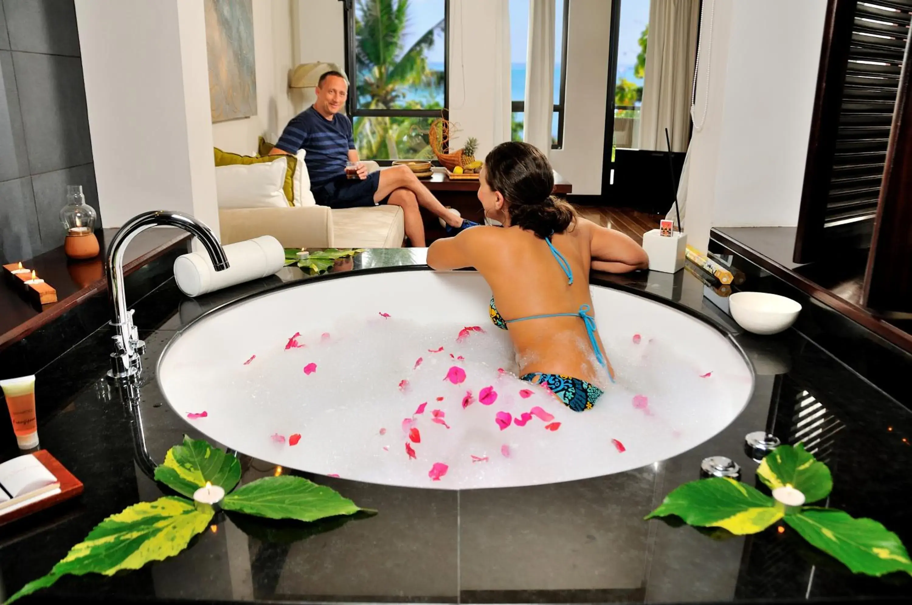 Bathroom in Le Cardinal Exclusive Resort Bathroom in Le Cardinal Exclusive Resort