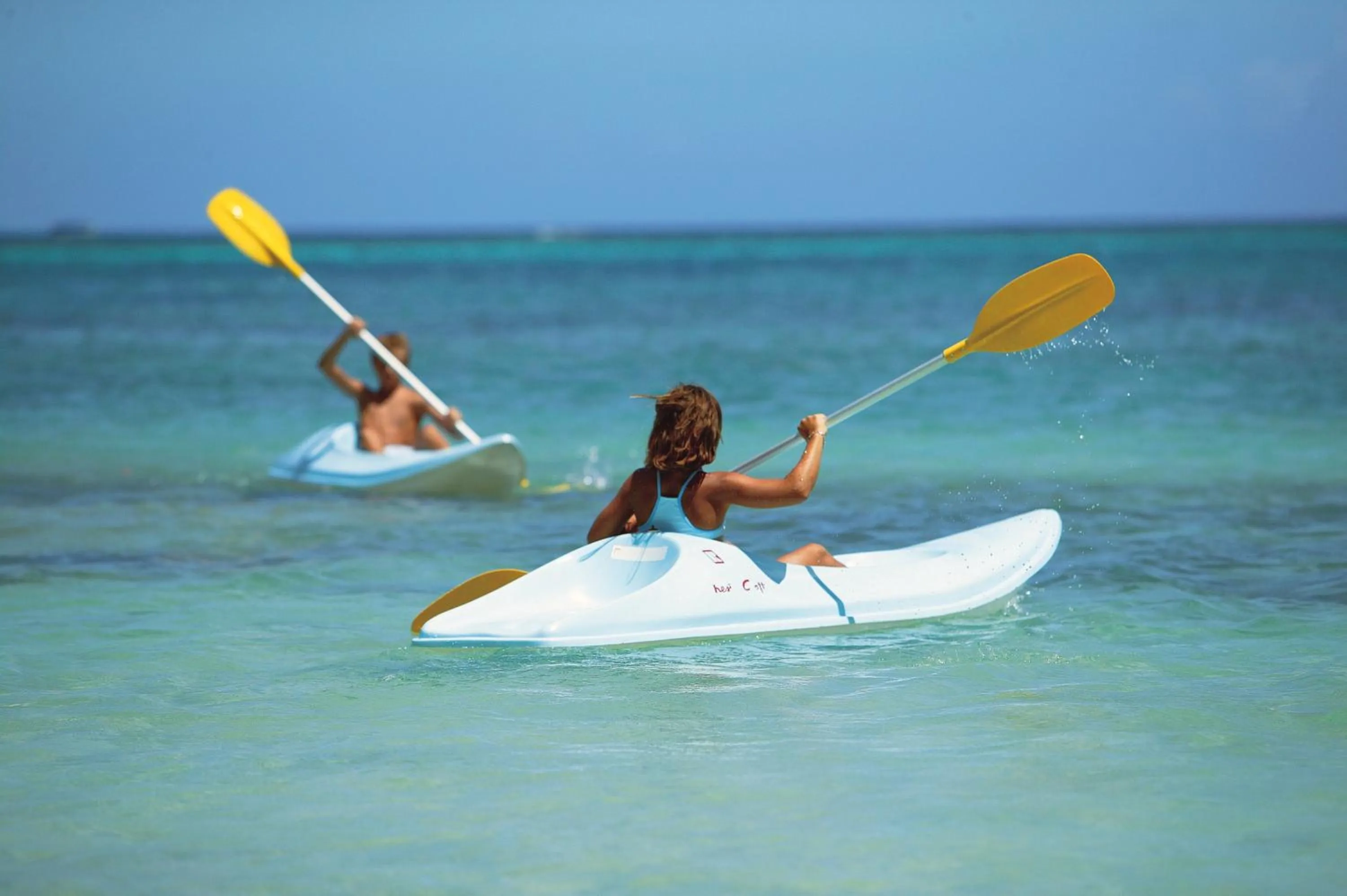 Canoeing in Le Cardinal Exclusive Resort