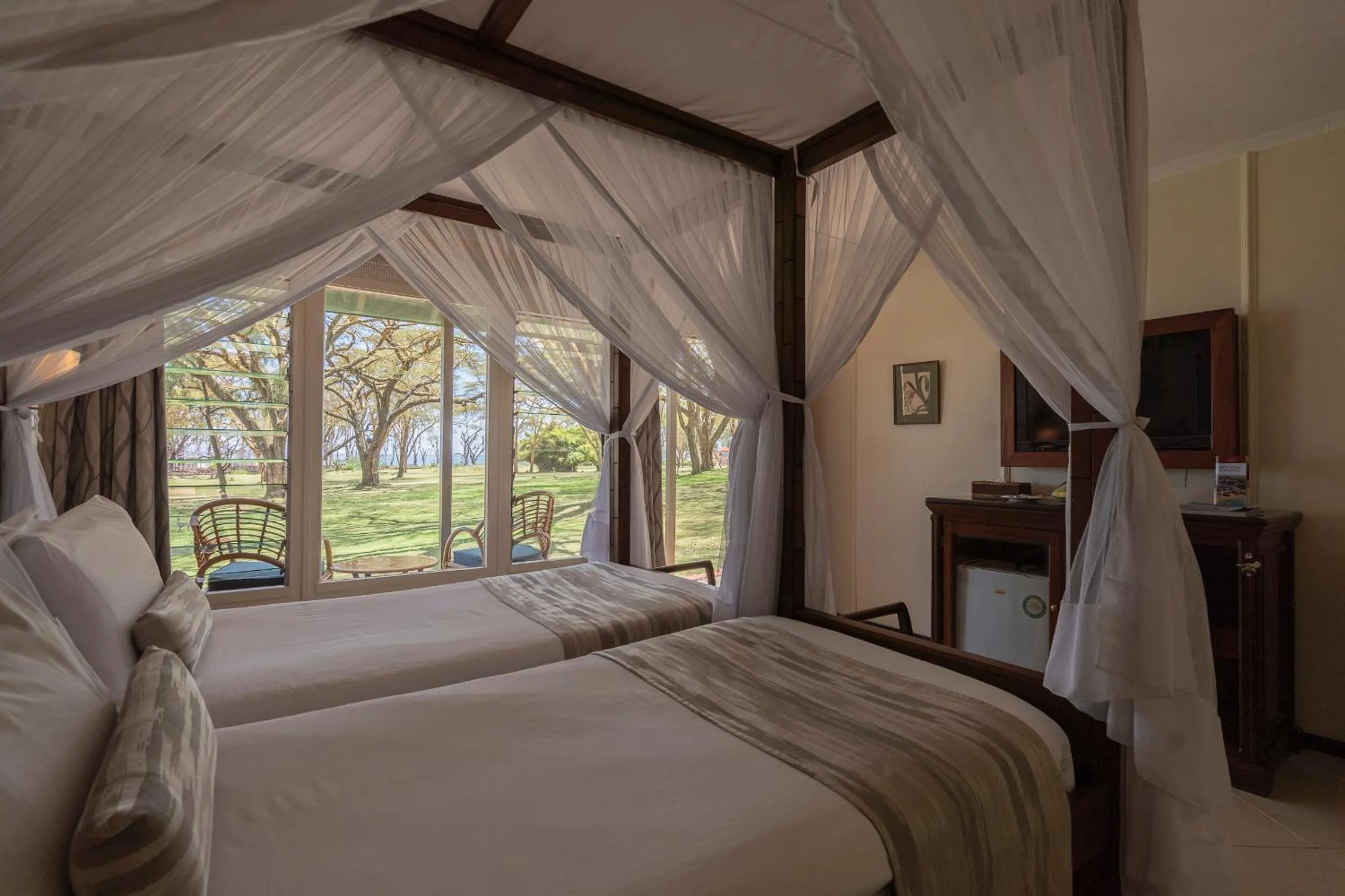 Patio, Bed in Muthu Lake Naivasha Country Club, Naivasha