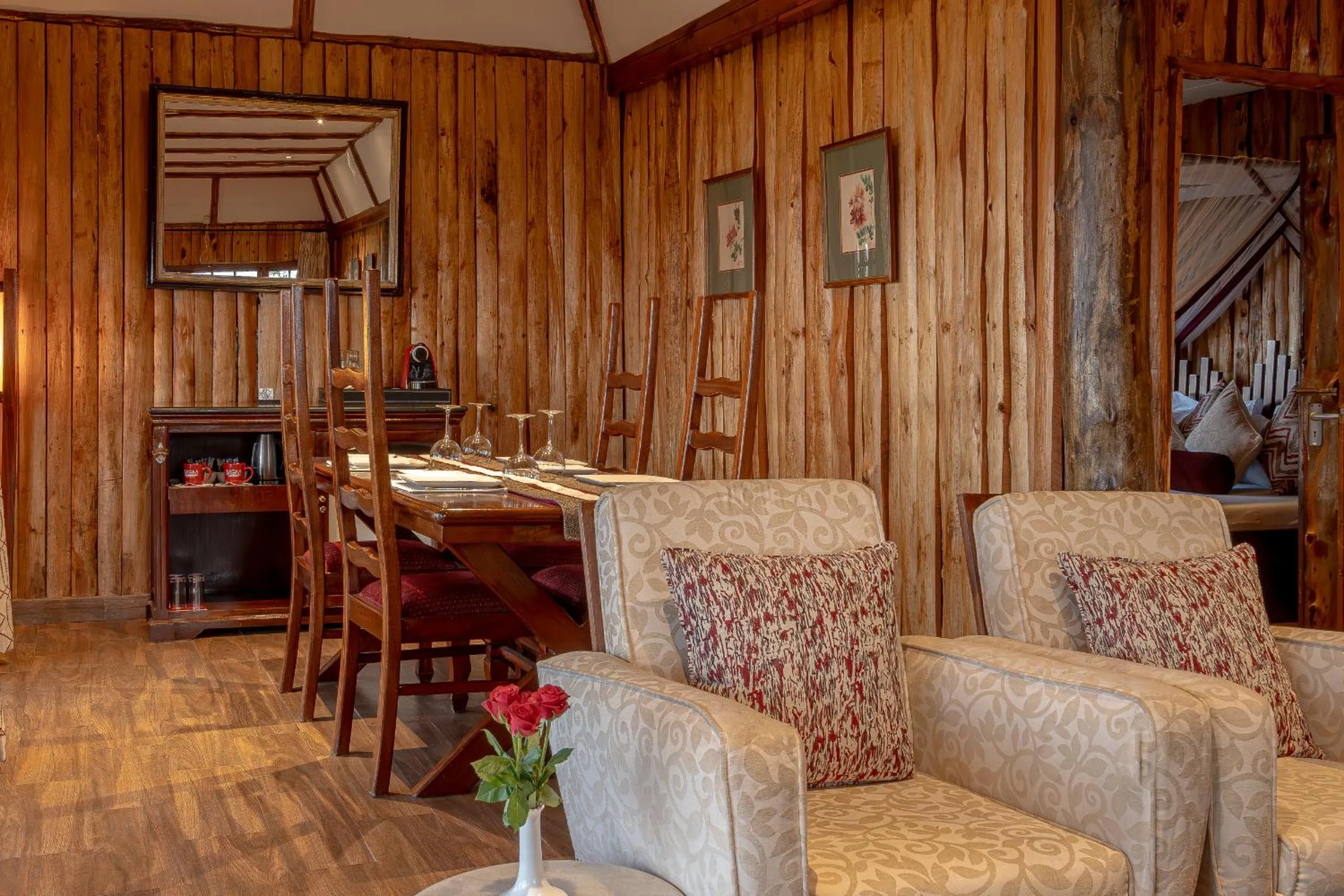 Seating area in Muthu Lake Naivasha Country Club, Naivasha