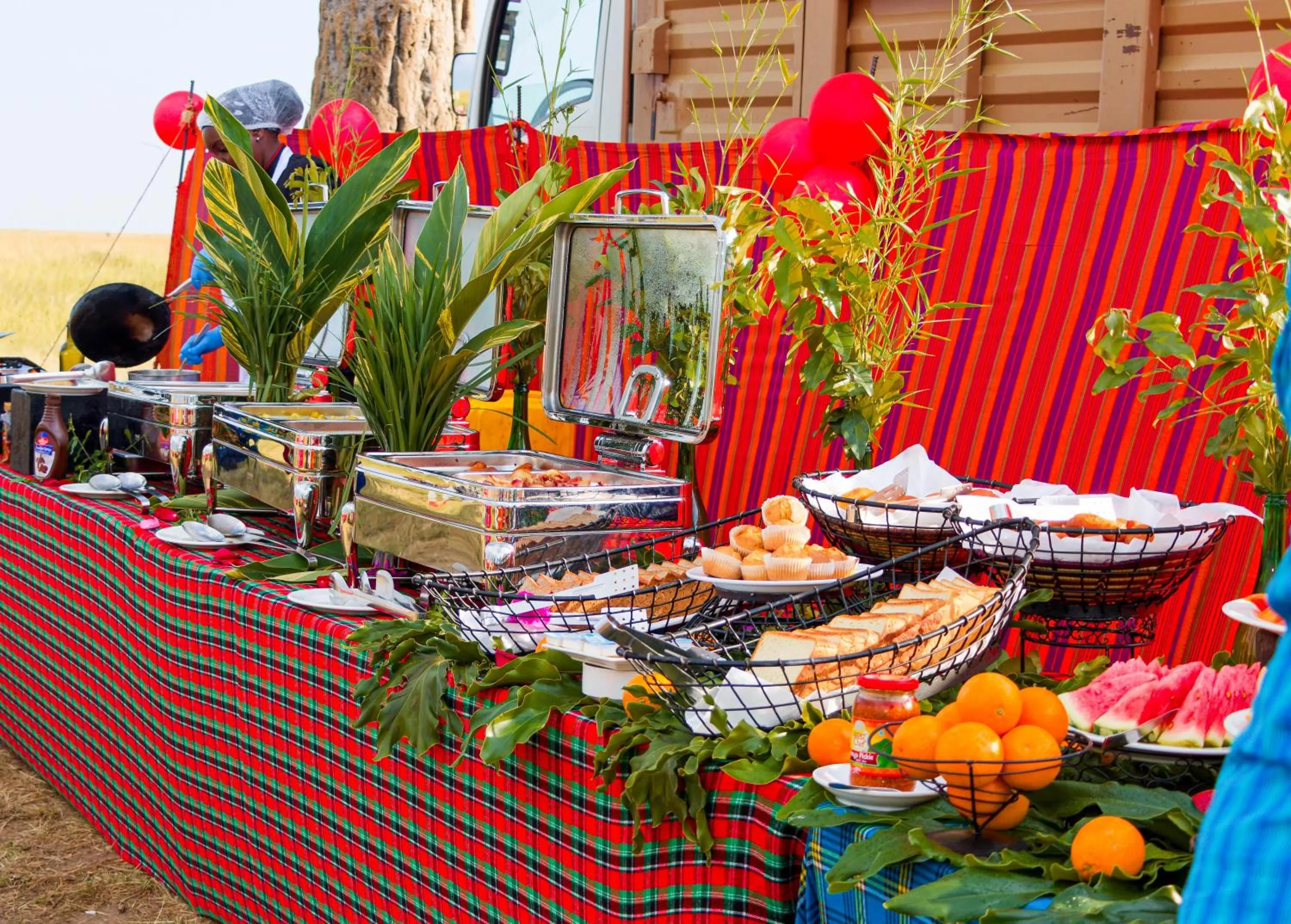 Food and drinks in Muthu Keekorok Lodge, Maasai Mara, Narok