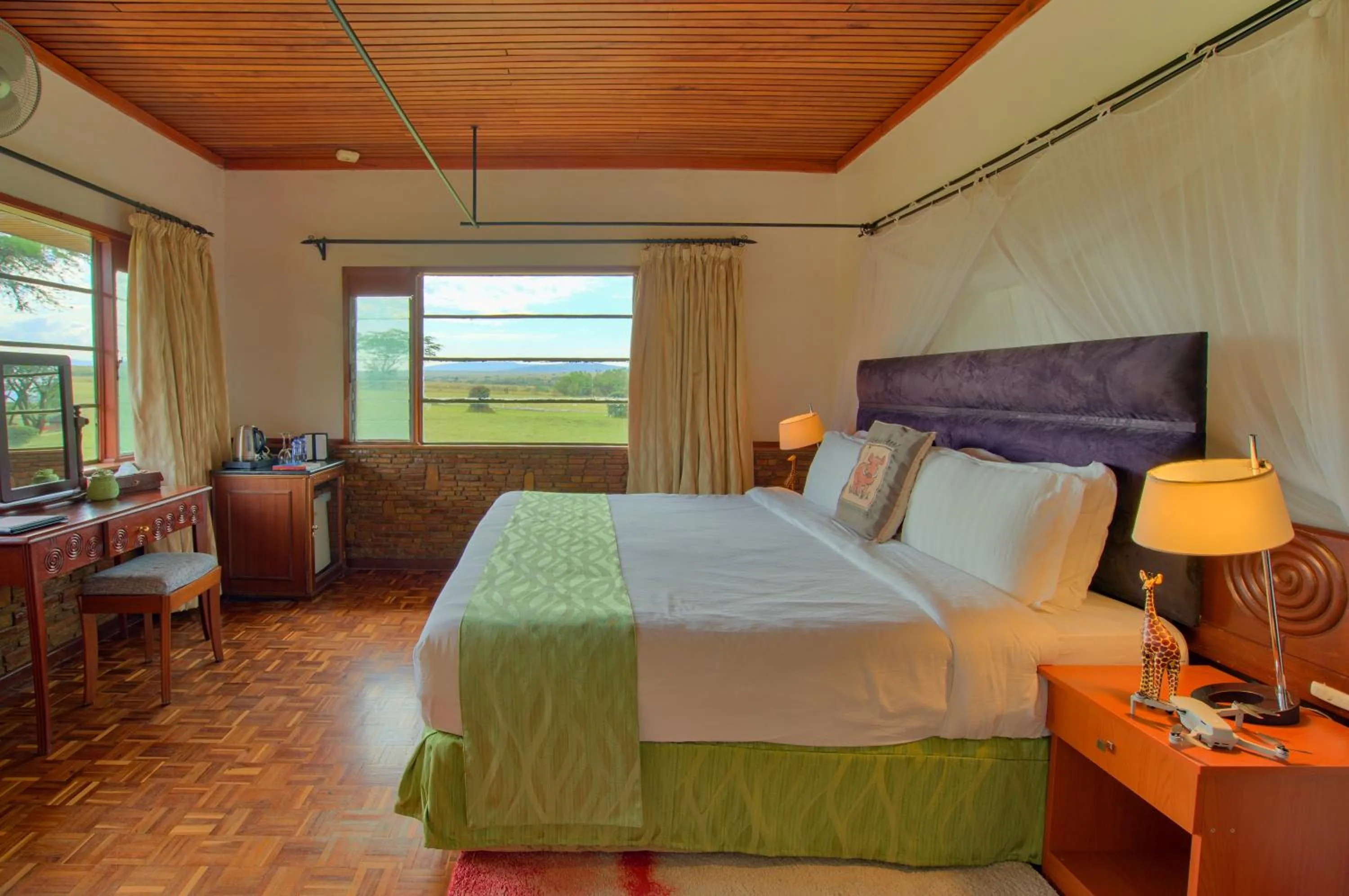 Bed in Muthu Keekorok Lodge, Maasai Mara, Narok