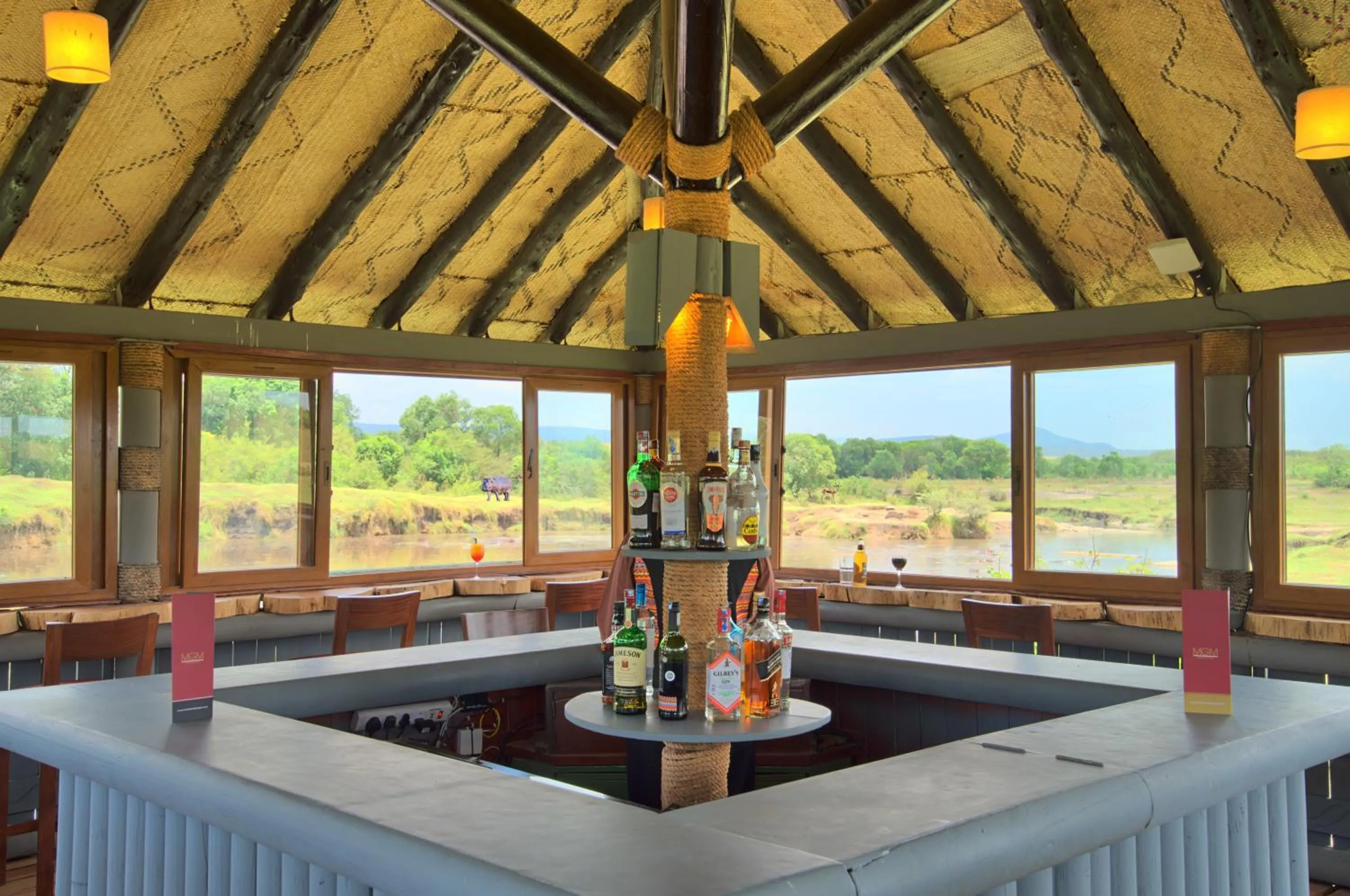 Lounge or bar in Muthu Keekorok Lodge, Maasai Mara, Narok
