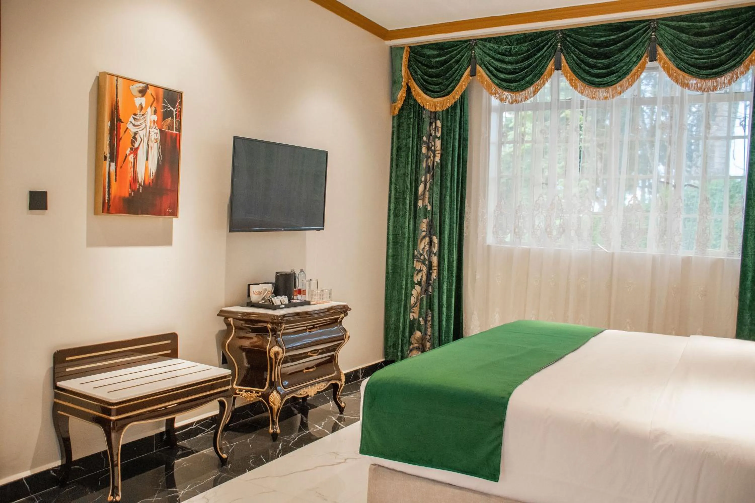 Bed in Muthu Sovereign Suites & Spa, Limuru Road, Nairobi