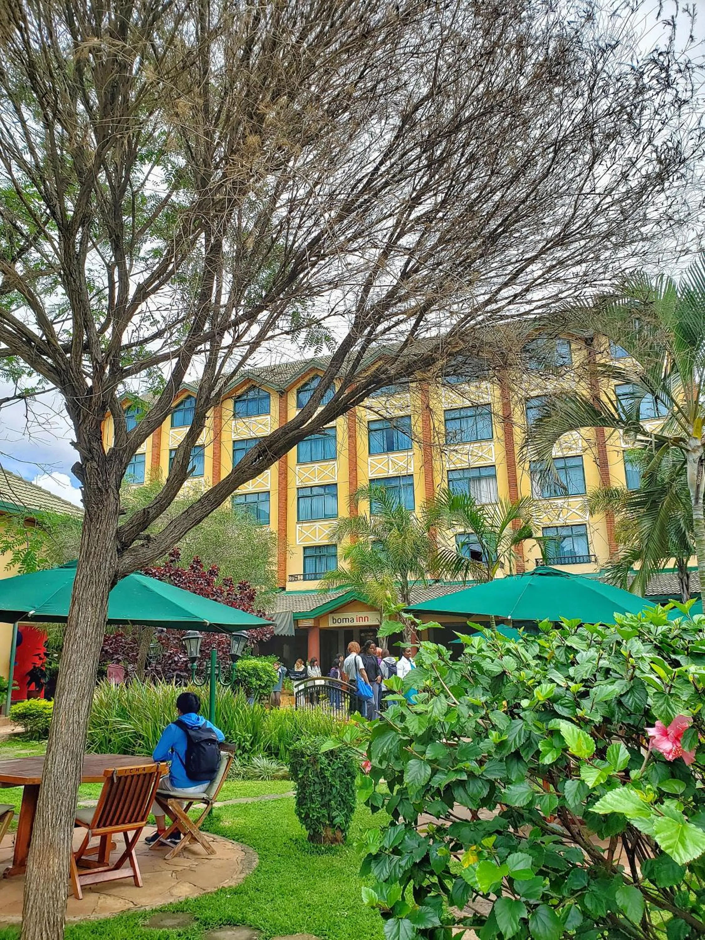 Garden view in Boma Inn Nairobi