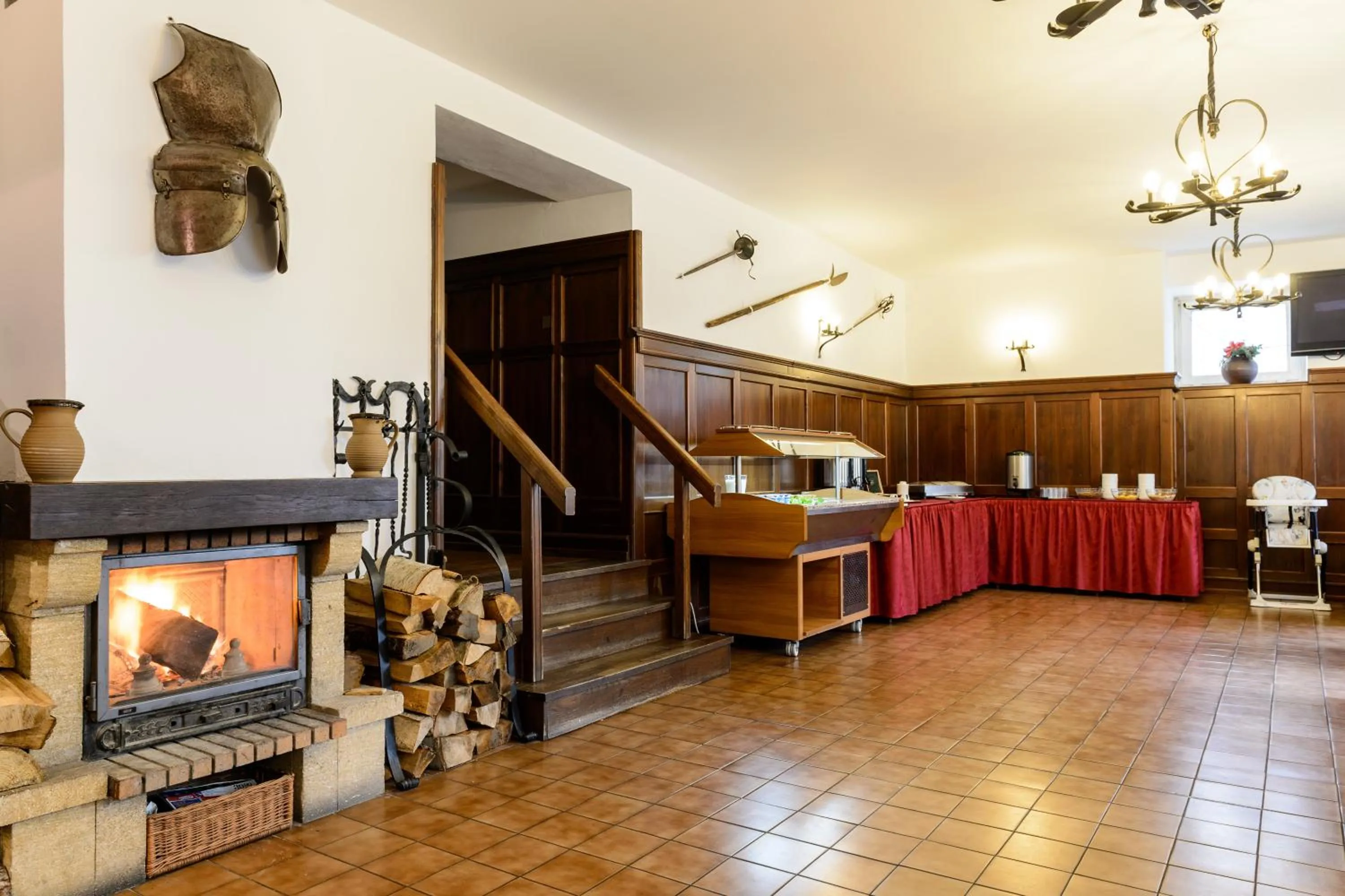 Decorative detail in Valdštejn