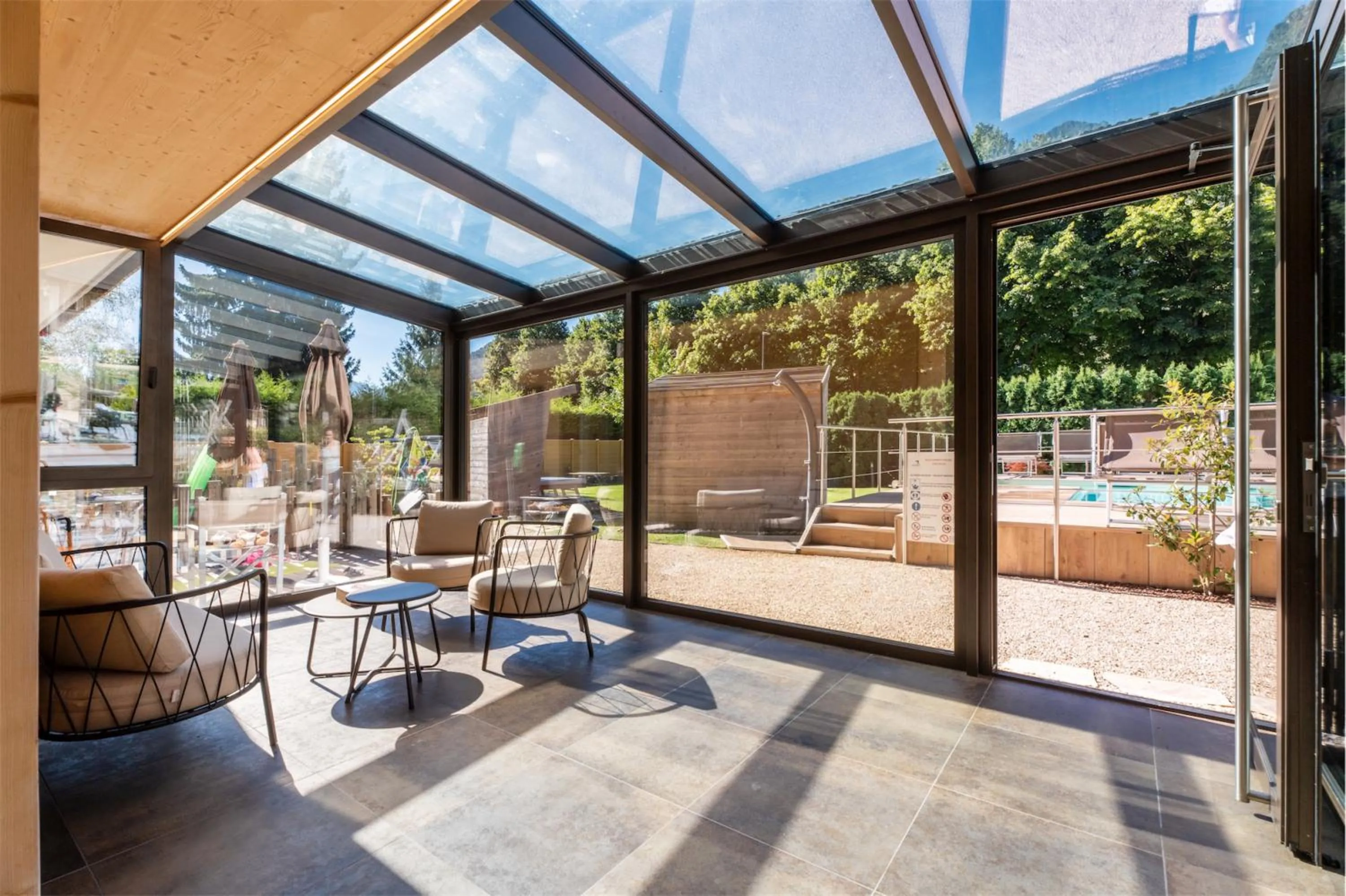 Patio in CROSINA HOLIDAY - Residence Toli