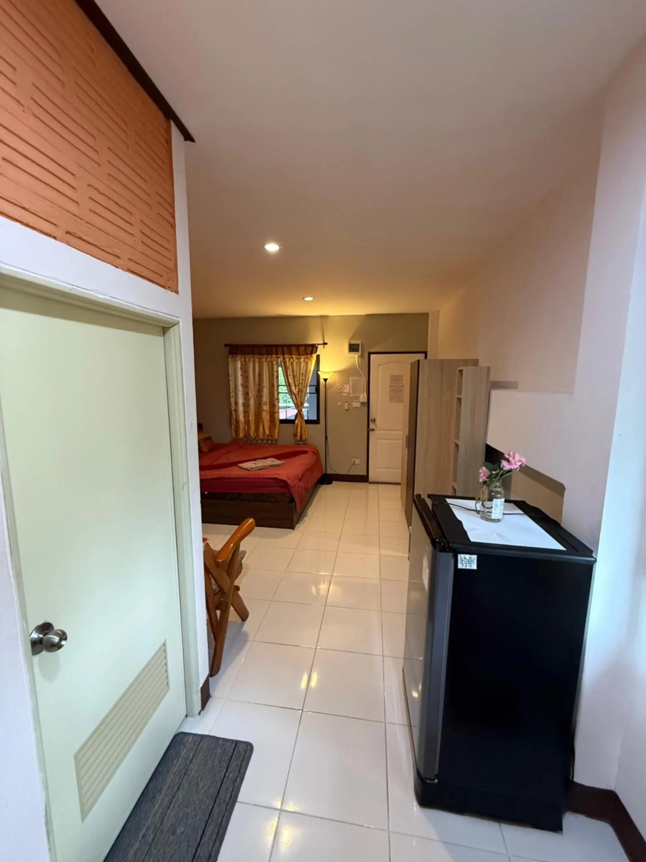 Bed in Sandee Place Mountain View Hotel โรงแรมแสนดีเพลส เมาเท่นวิว จอมทอง