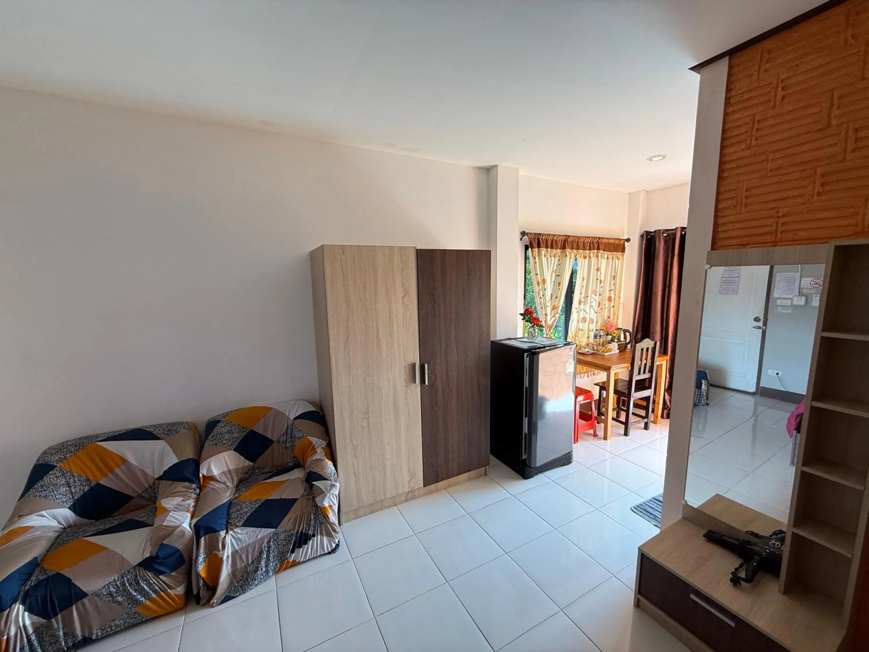 Bed in Sandee Place Mountain View Hotel โรงแรมแสนดีเพลส เมาเท่นวิว จอมทอง