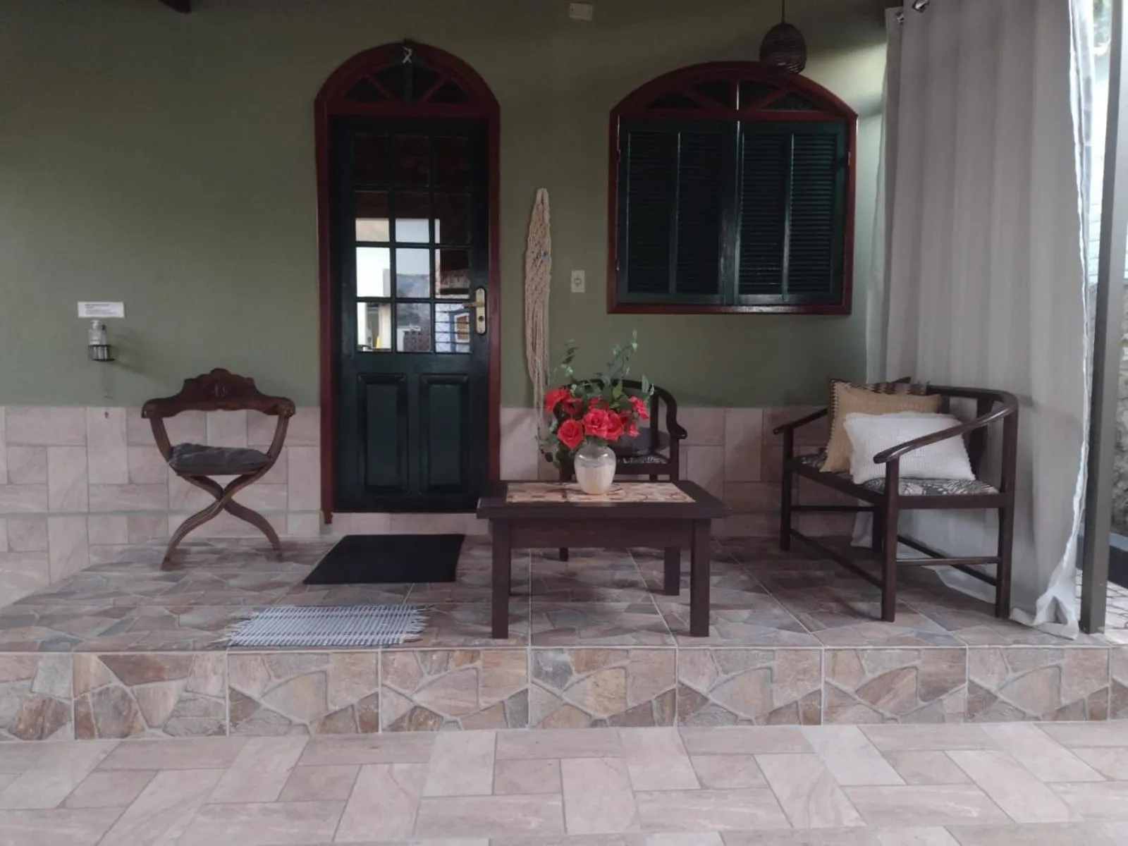 Patio in Hospedaria de Heliana