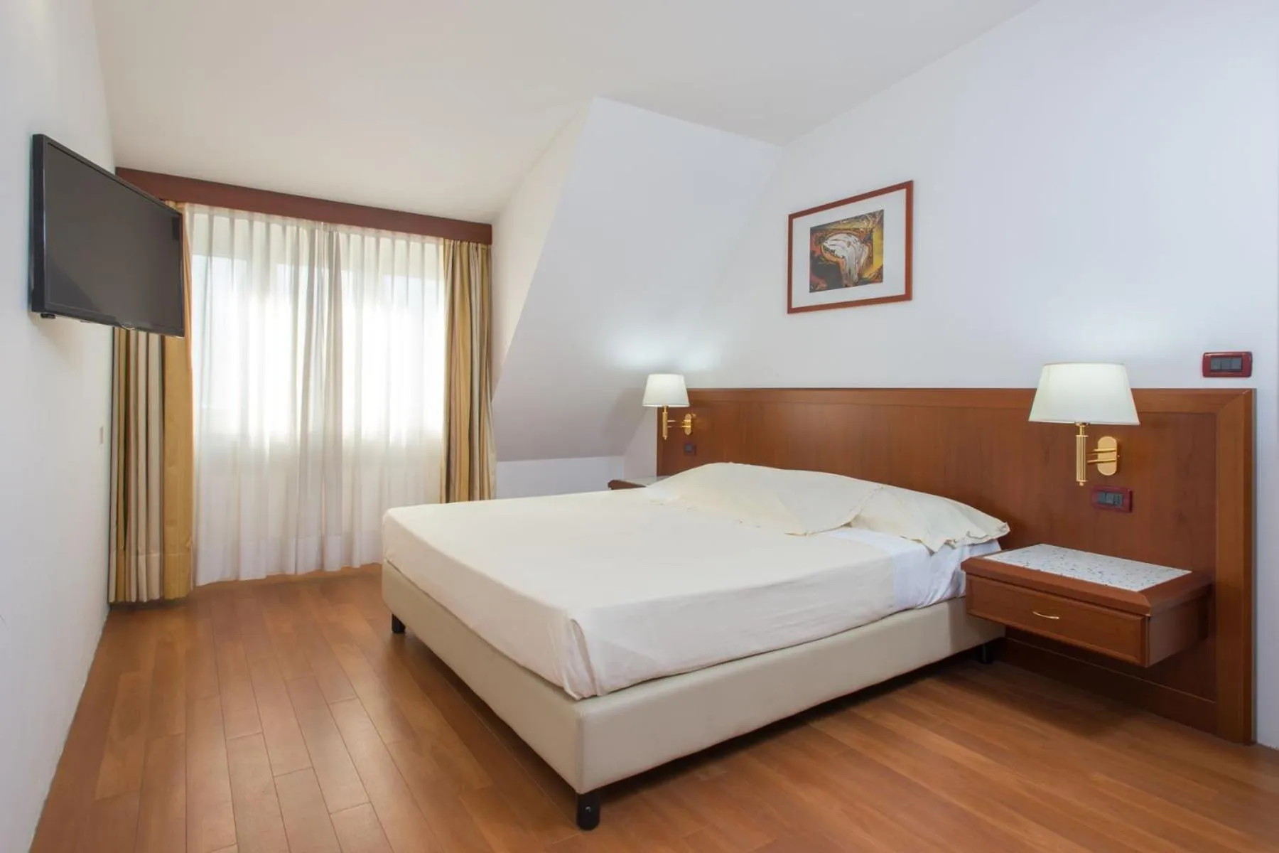 Bedroom, Bed in Hotel Europa