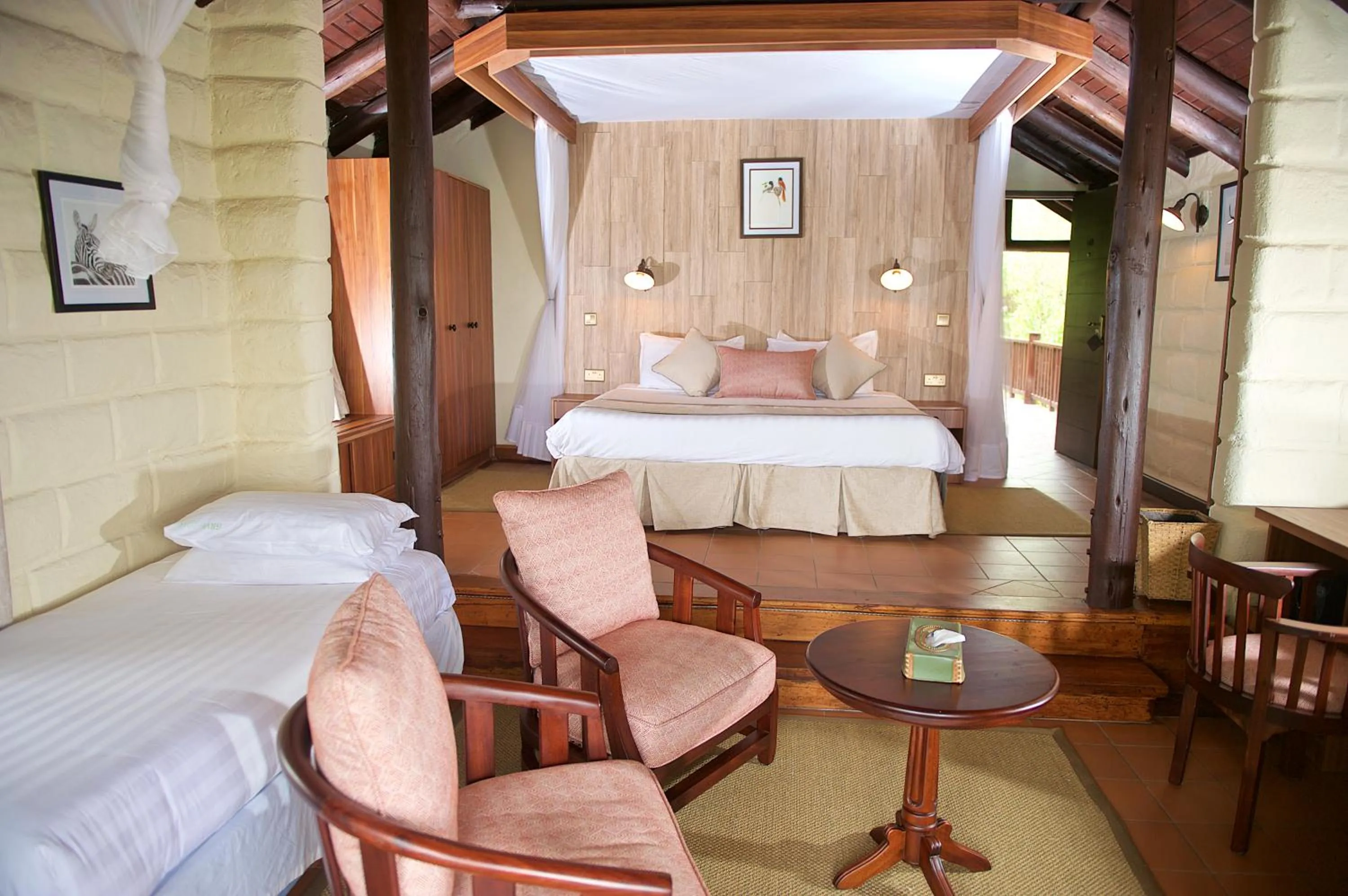 Bed in The Great Rift Valley Lodge & Golf Resort