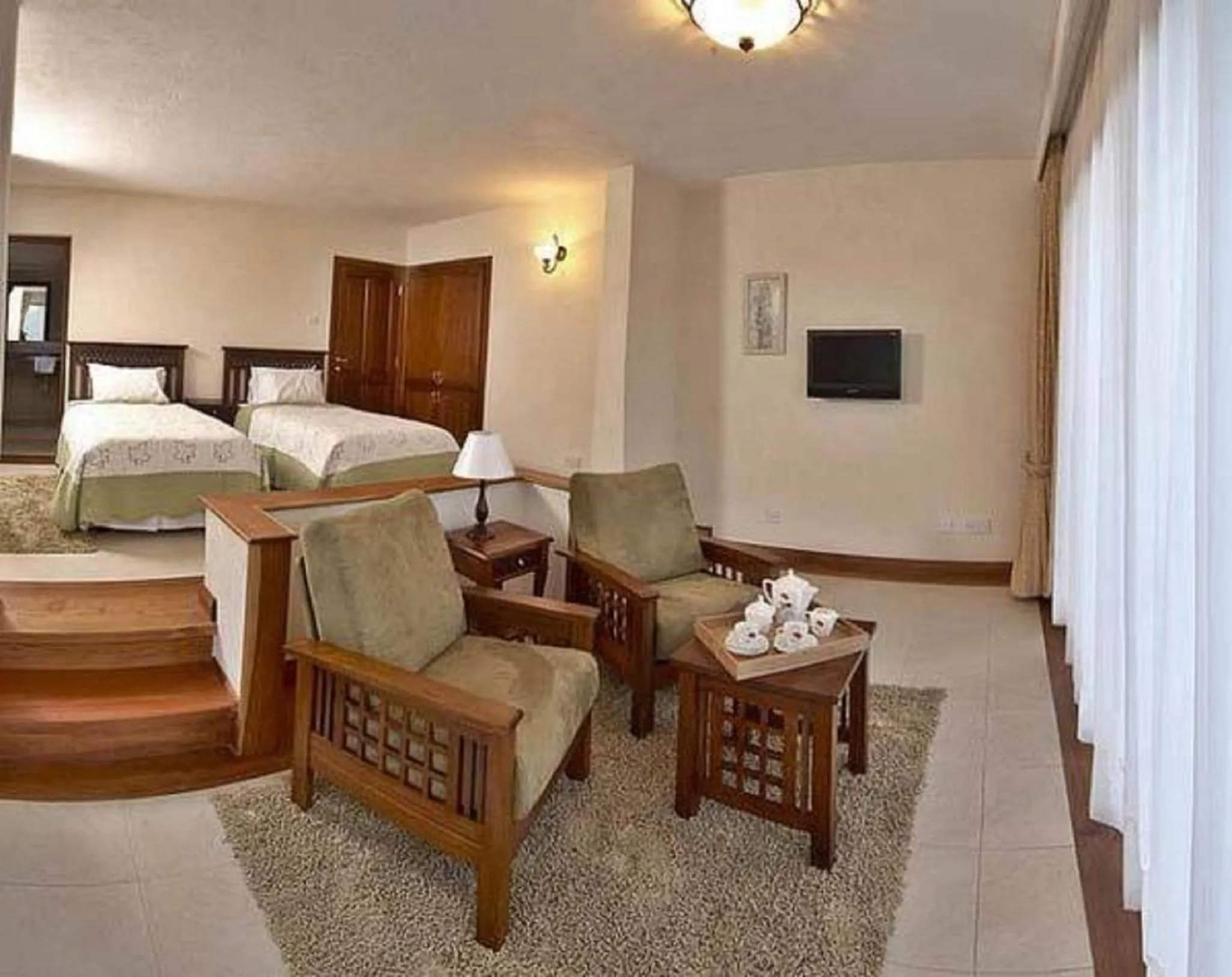 Bed in The Great Rift Valley Lodge & Golf Resort